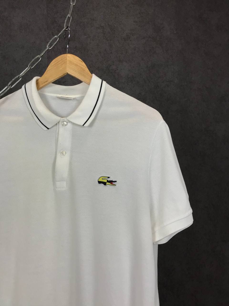 Lacoste Lacoste vintage luxury streetwear polo tee Size US XL / EU 56 / 4 - 2 Thumbnail