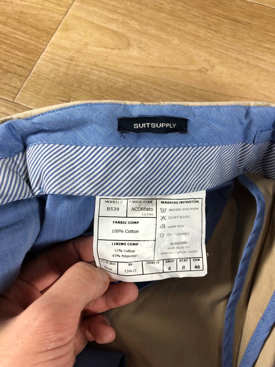 Suitsupply Suitsupply vintage beige pants Size US 32 / EU 48 - 7 Thumbnail