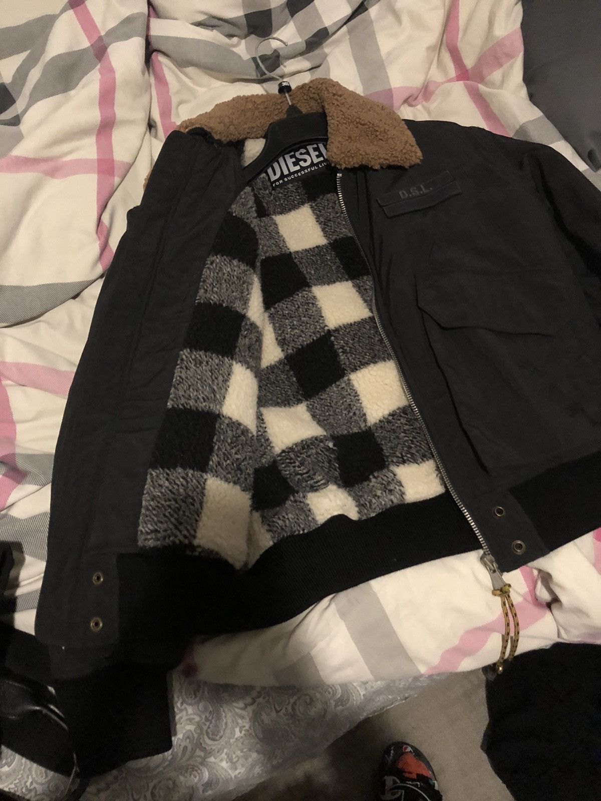 Diesel Diesel bomber extra warm detachable collar Size US S / EU 44-46 / 1 - 6 Thumbnail