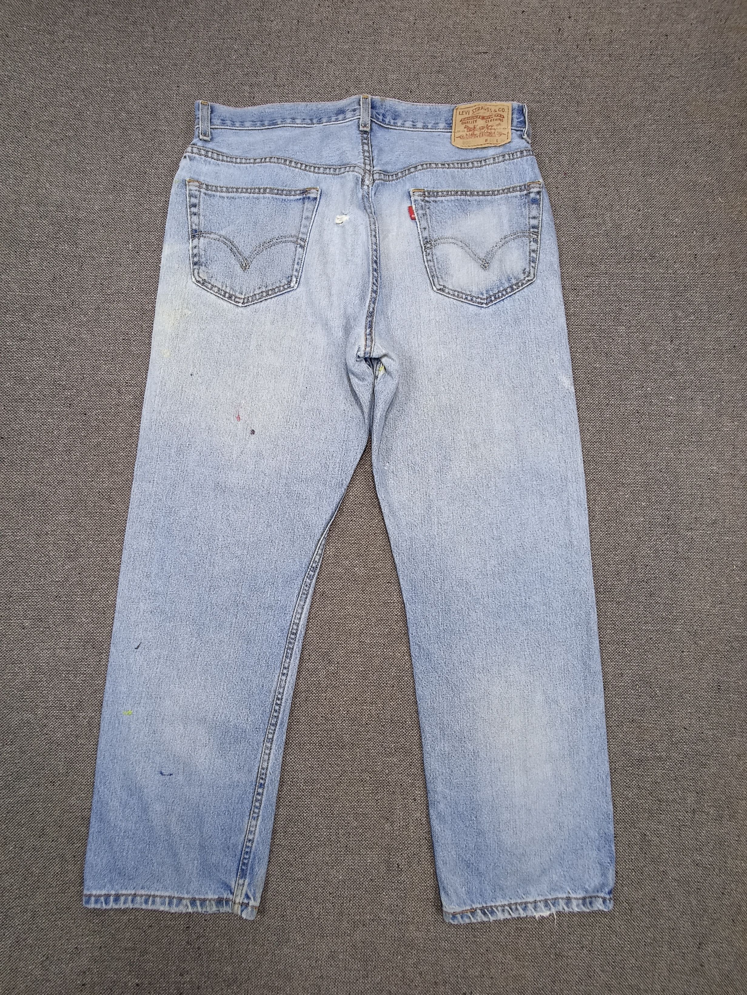 Jean × Levi's × Vintage Vintage Levis 505 Blue Wash Jeans - J126 Size US 36 / EU 52 - 2 Thumbnail