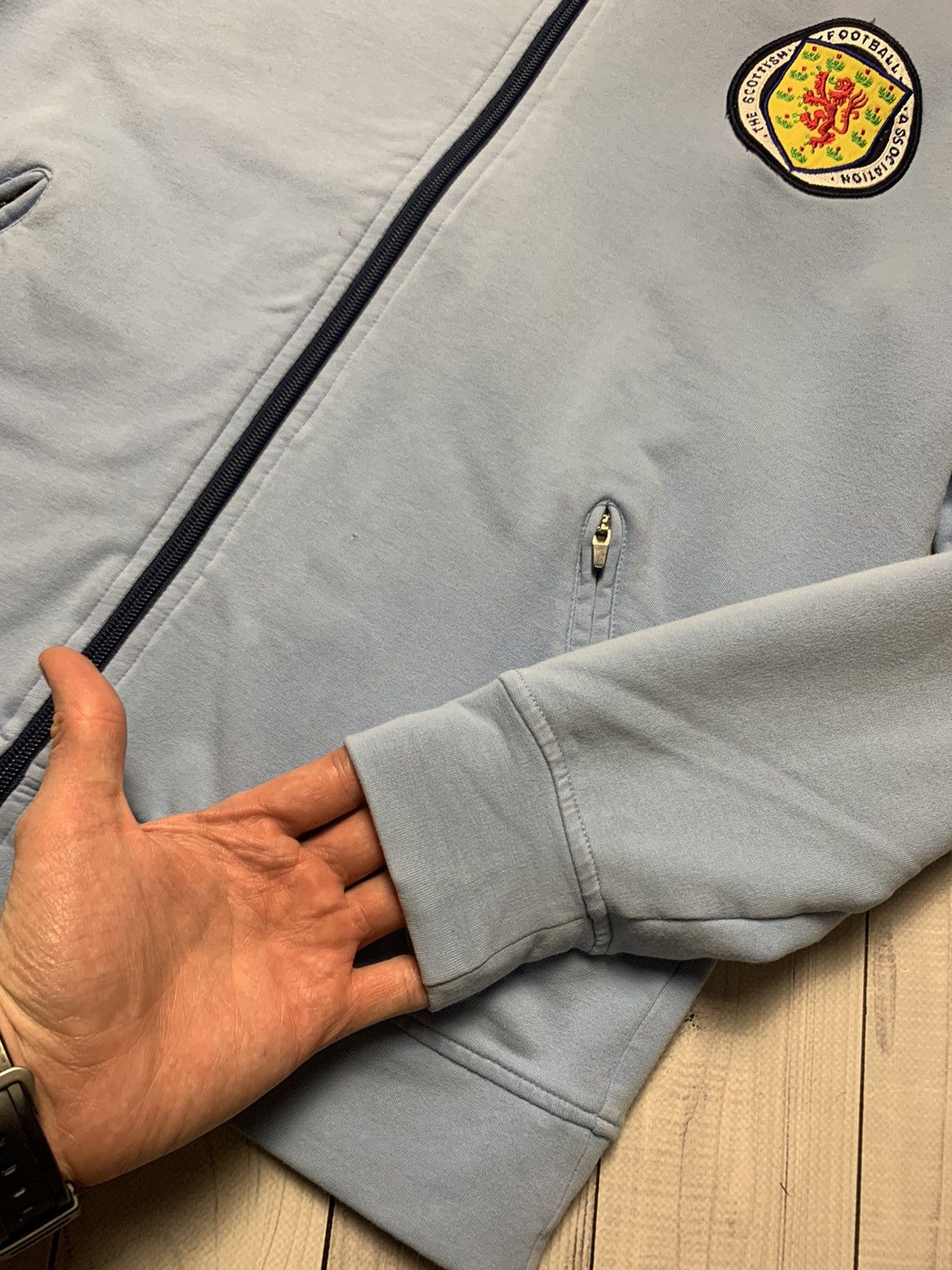 Diadora × Vintage Vintage Soccer track jacket Scotland Diadora size M blue Size US M / EU 48-50 / 2 - 4 Thumbnail