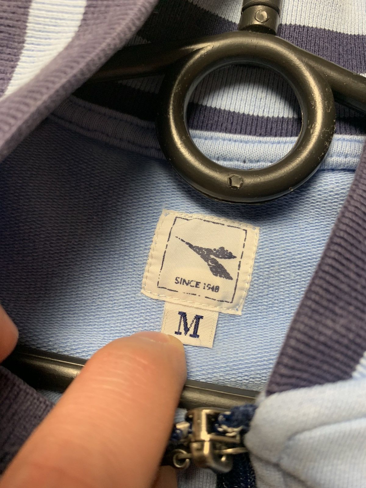 Diadora × Vintage Vintage Soccer track jacket Scotland Diadora size M blue Size US M / EU 48-50 / 2 - 7 Thumbnail