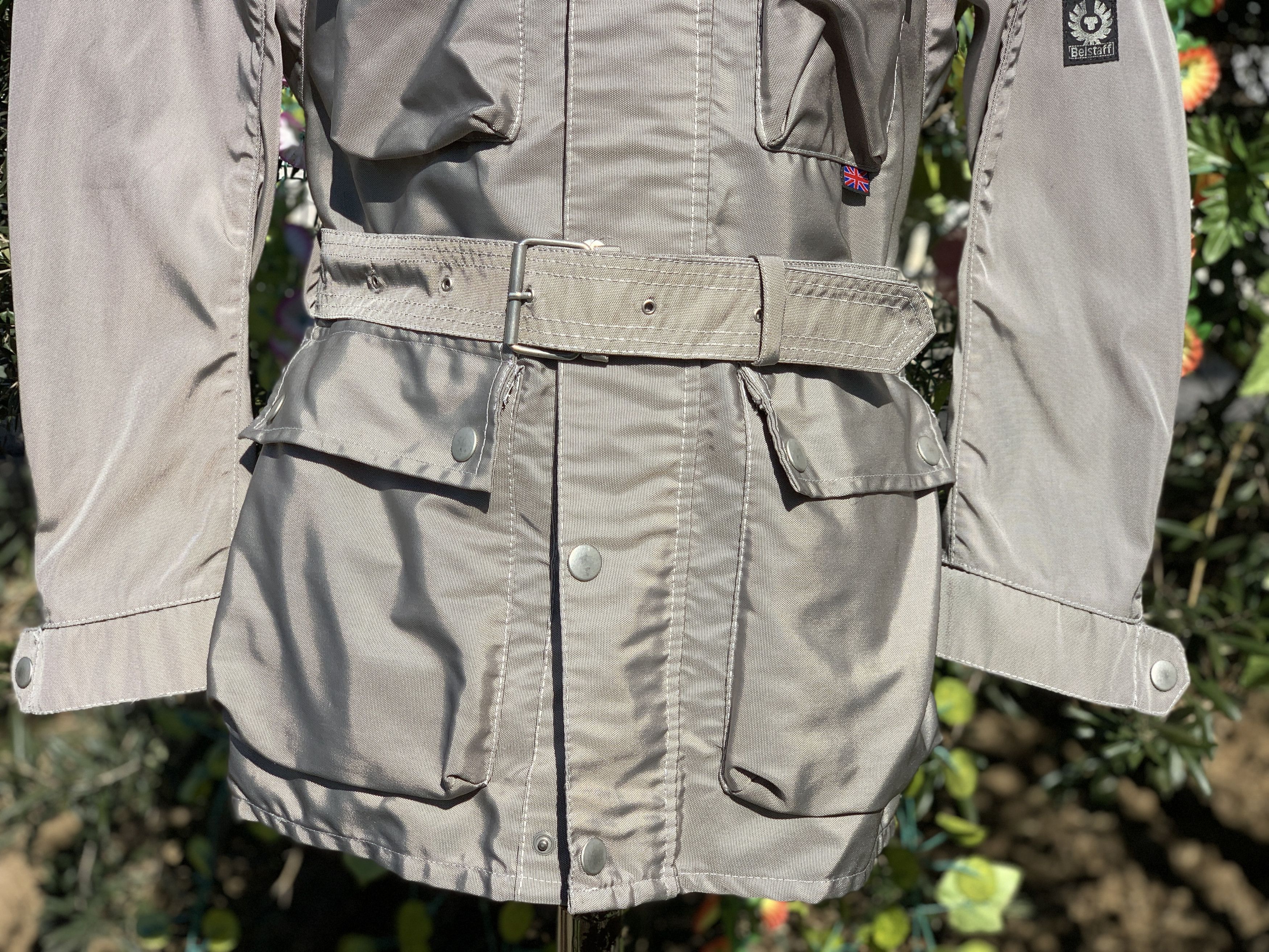 Belstaff Knit Belstaff Motorcycle Biker Light Coat Size 44 S Belted Size US S / EU 44-46 / 1 - 3 Thumbnail