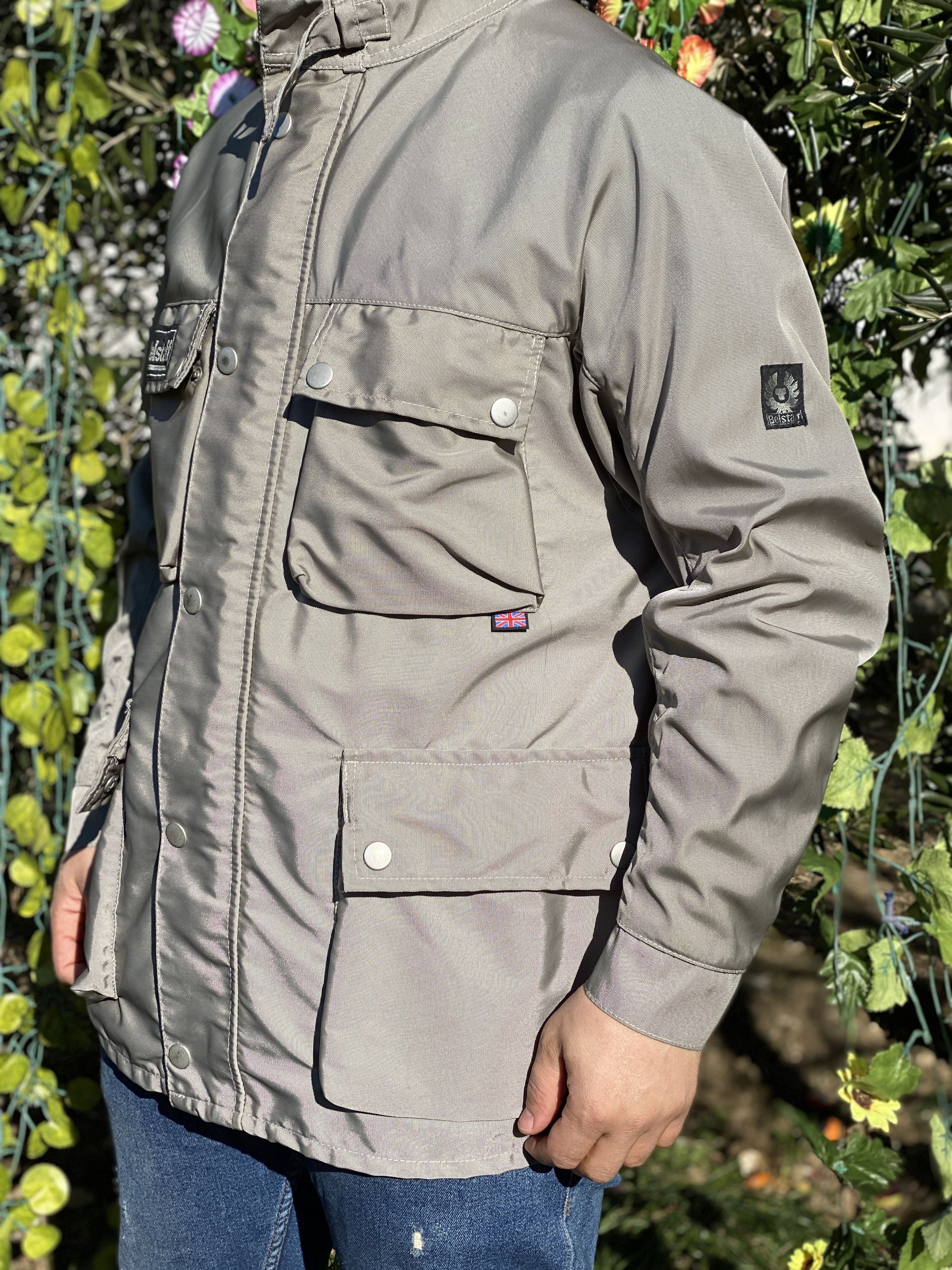 Belstaff Knit Belstaff Motorcycle Biker Light Coat Size 44 S Belted Size US S / EU 44-46 / 1 - 1 Thumbnail