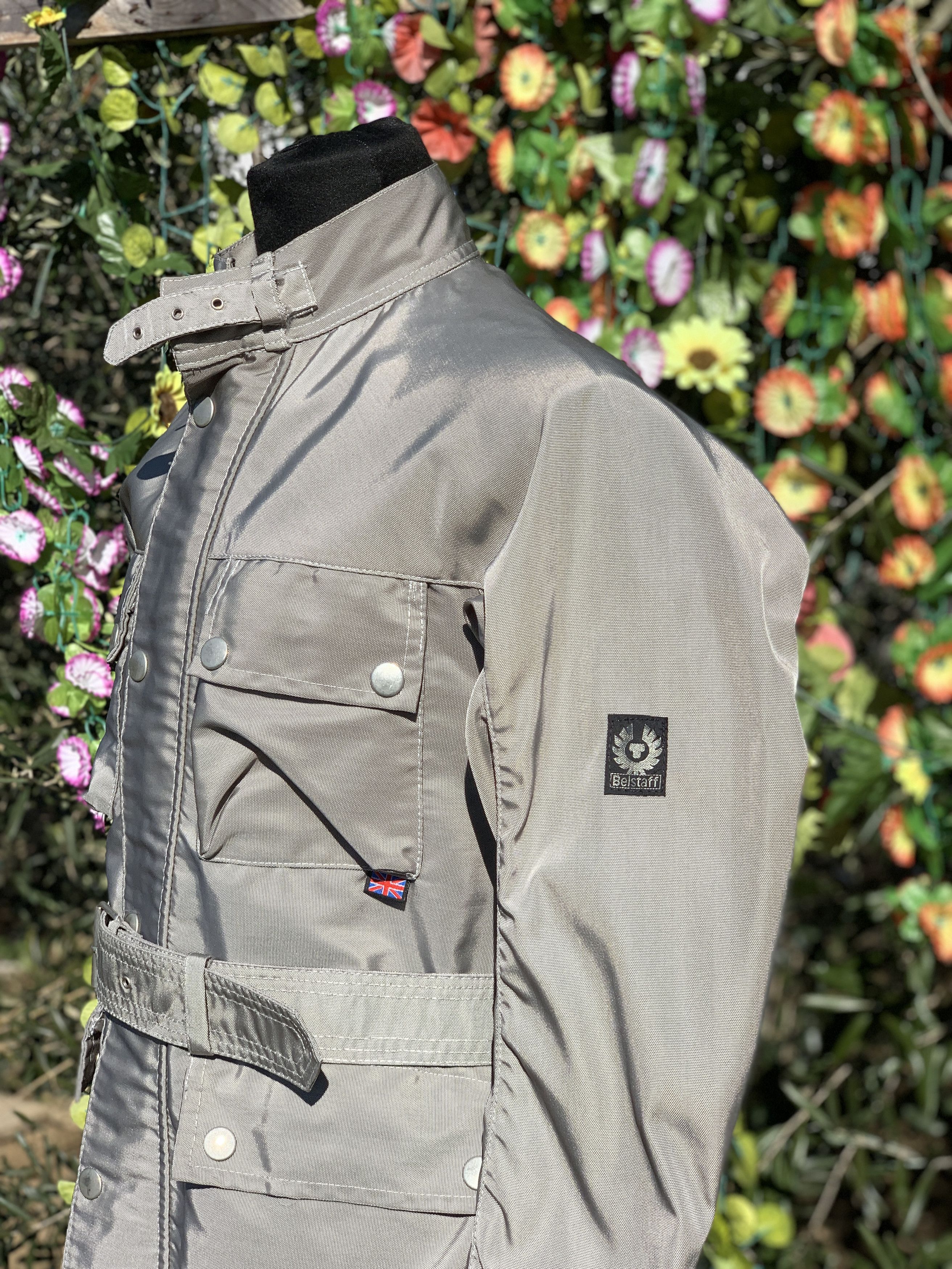 Belstaff Knit Belstaff Motorcycle Biker Light Coat Size 44 S Belted Size US S / EU 44-46 / 1 - 7 Thumbnail