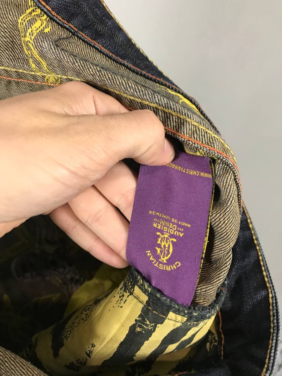 Christian Audigier Christian Audigier designer luxury streetwear denim jeans Size US 36 / EU 52 - 14 Thumbnail