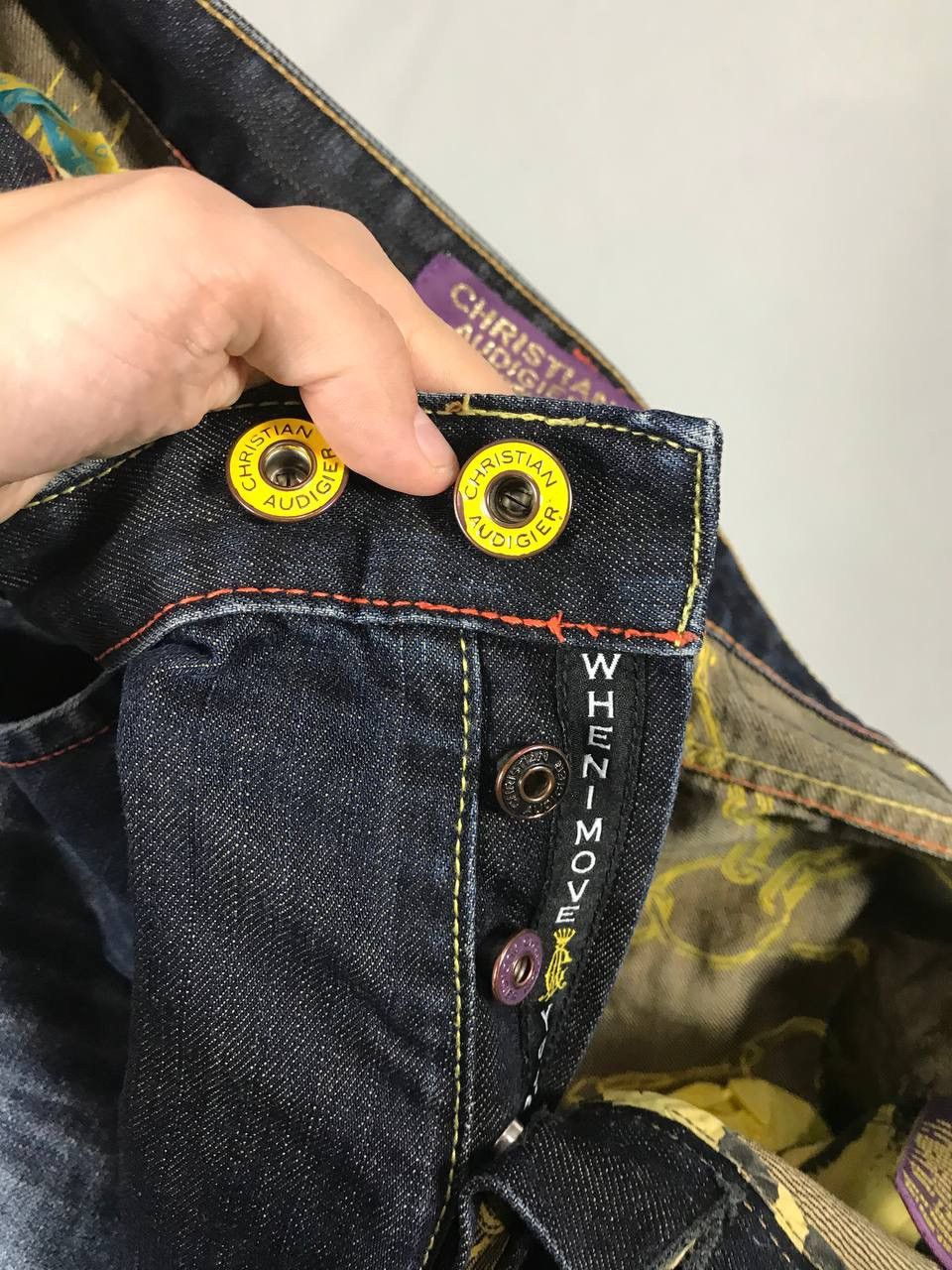 Christian Audigier Christian Audigier designer luxury streetwear denim jeans Size US 36 / EU 52 - 16 Thumbnail