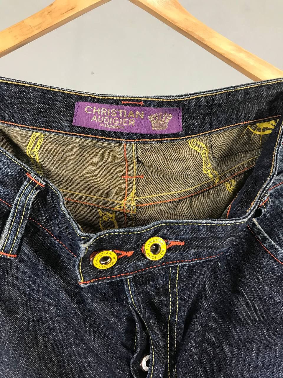 Christian Audigier Christian Audigier designer luxury streetwear denim jeans Size US 36 / EU 52 - 12 Thumbnail