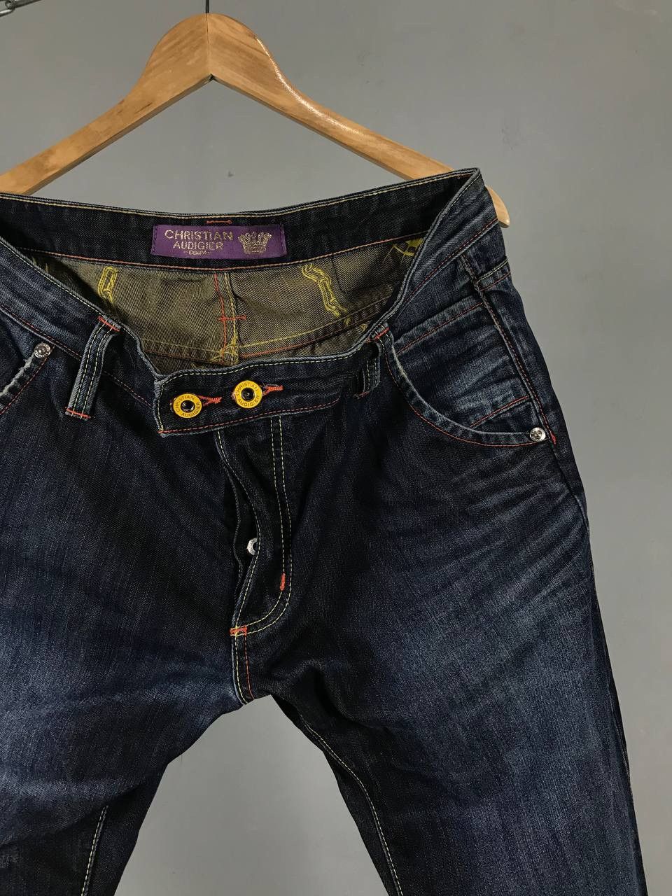 Christian Audigier Christian Audigier designer luxury streetwear denim jeans Size US 36 / EU 52 - 9 Thumbnail