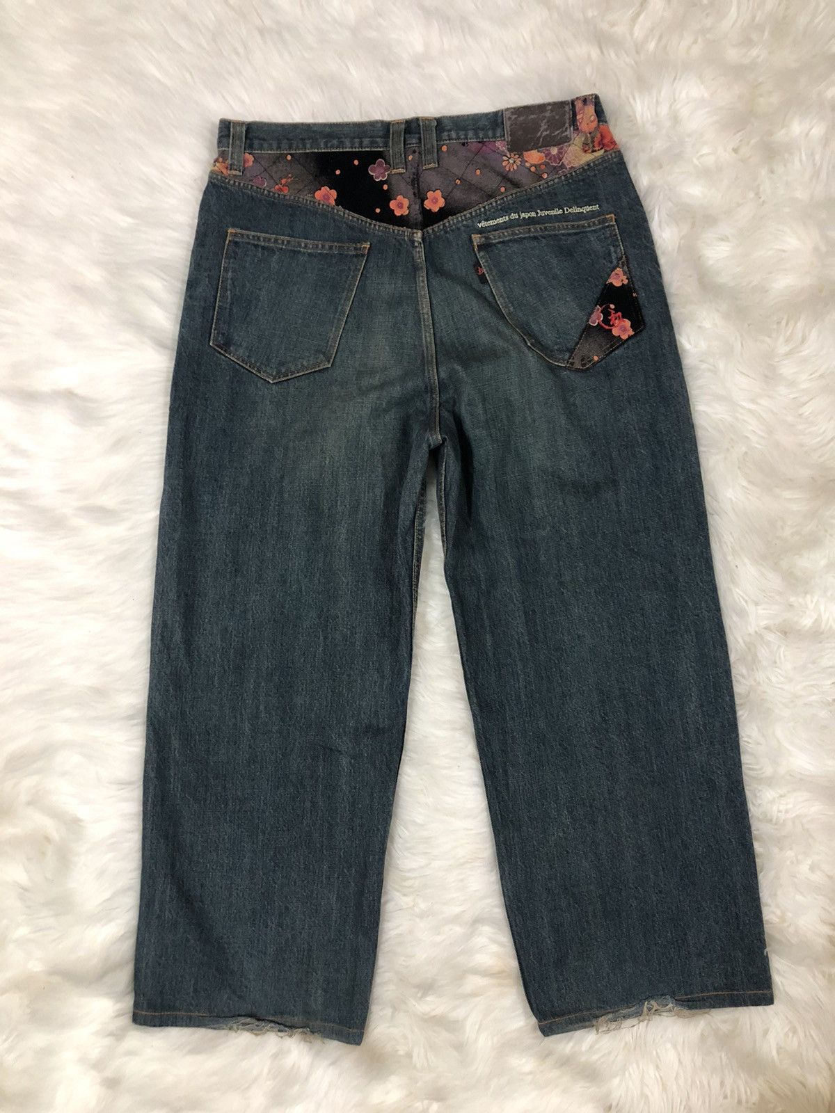 Designer × Japanese Brand Juvenile Delinquent baggy denim Size US 35 - 10 Thumbnail