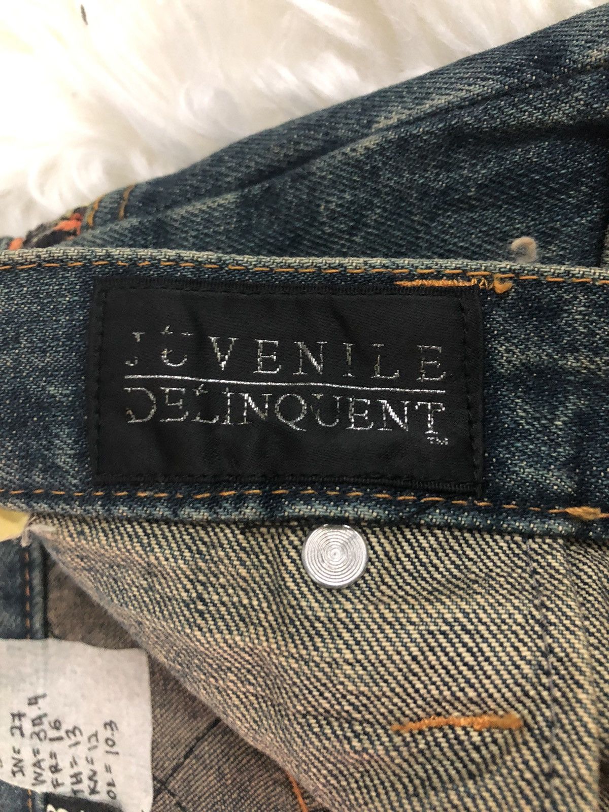 Designer × Japanese Brand Juvenile Delinquent baggy denim Size US 35 - 7 Thumbnail