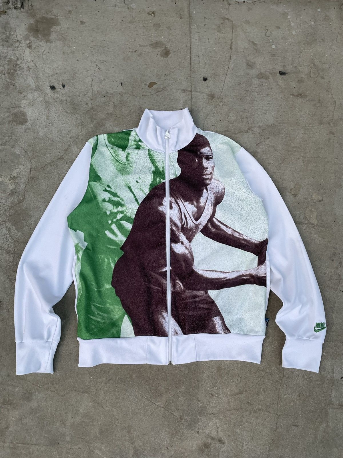 Vintage Nike zip-up sweatshirt David Robinson records 71
