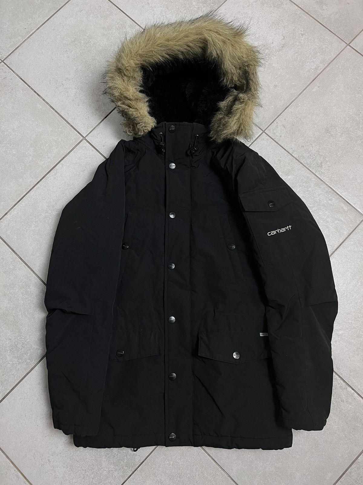 Carhartt Anchorage Parka Jacket Workwear Streetwear Hype XS