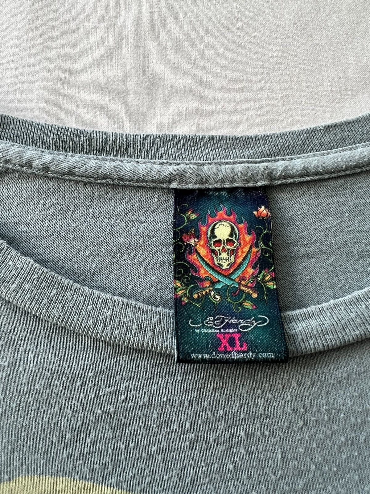 Ed Hardy Ed Hardy Christian Audigier Skull Snake Streetwear Blue Tee Size US XL / EU 56 / 4 - 8 Thumbnail