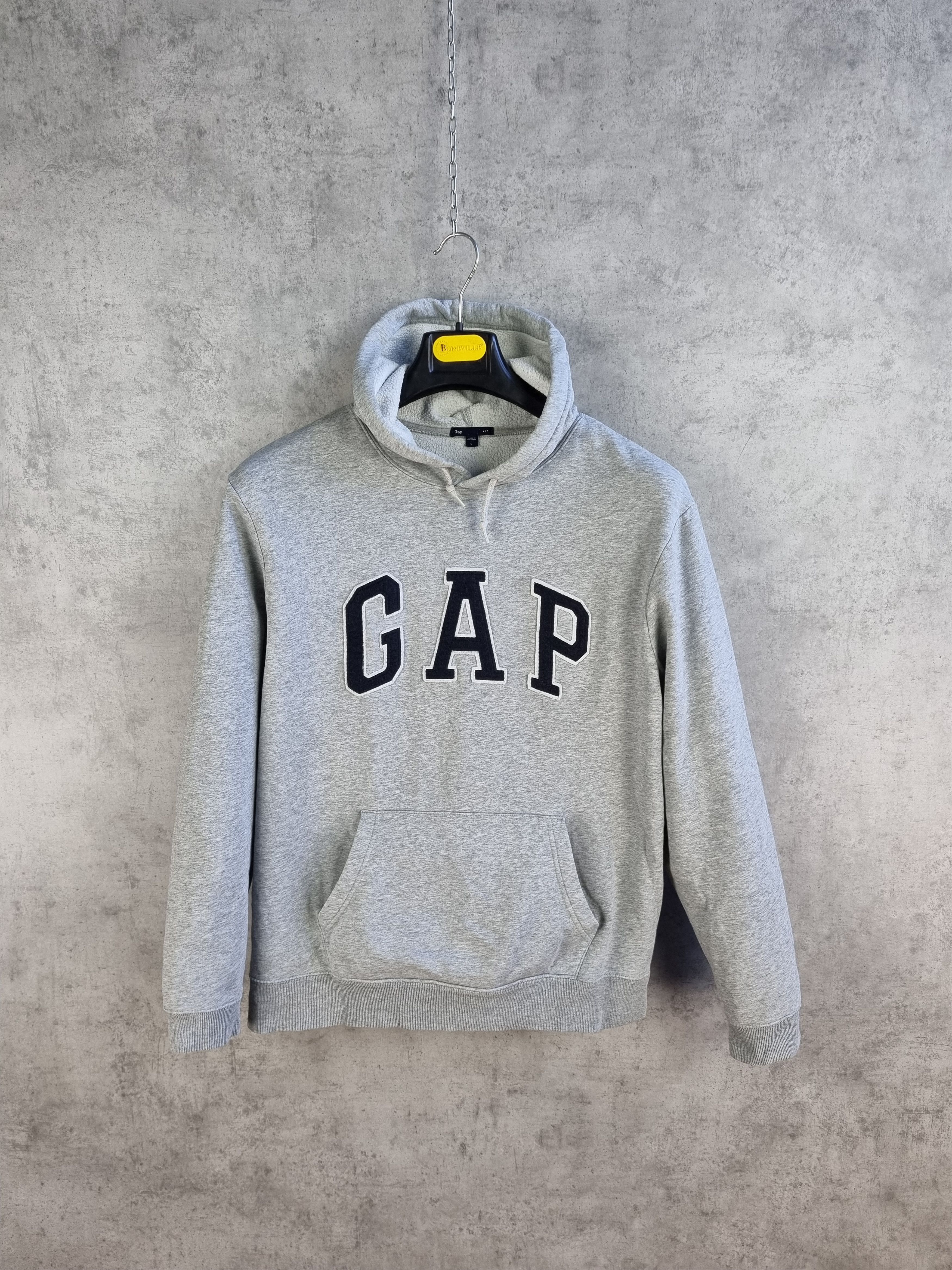 Gap × Vintage 90s GAP Spell Out Big Logo Hoodie Kanye Size US L / EU 52-54 / 3 - 15 Thumbnail