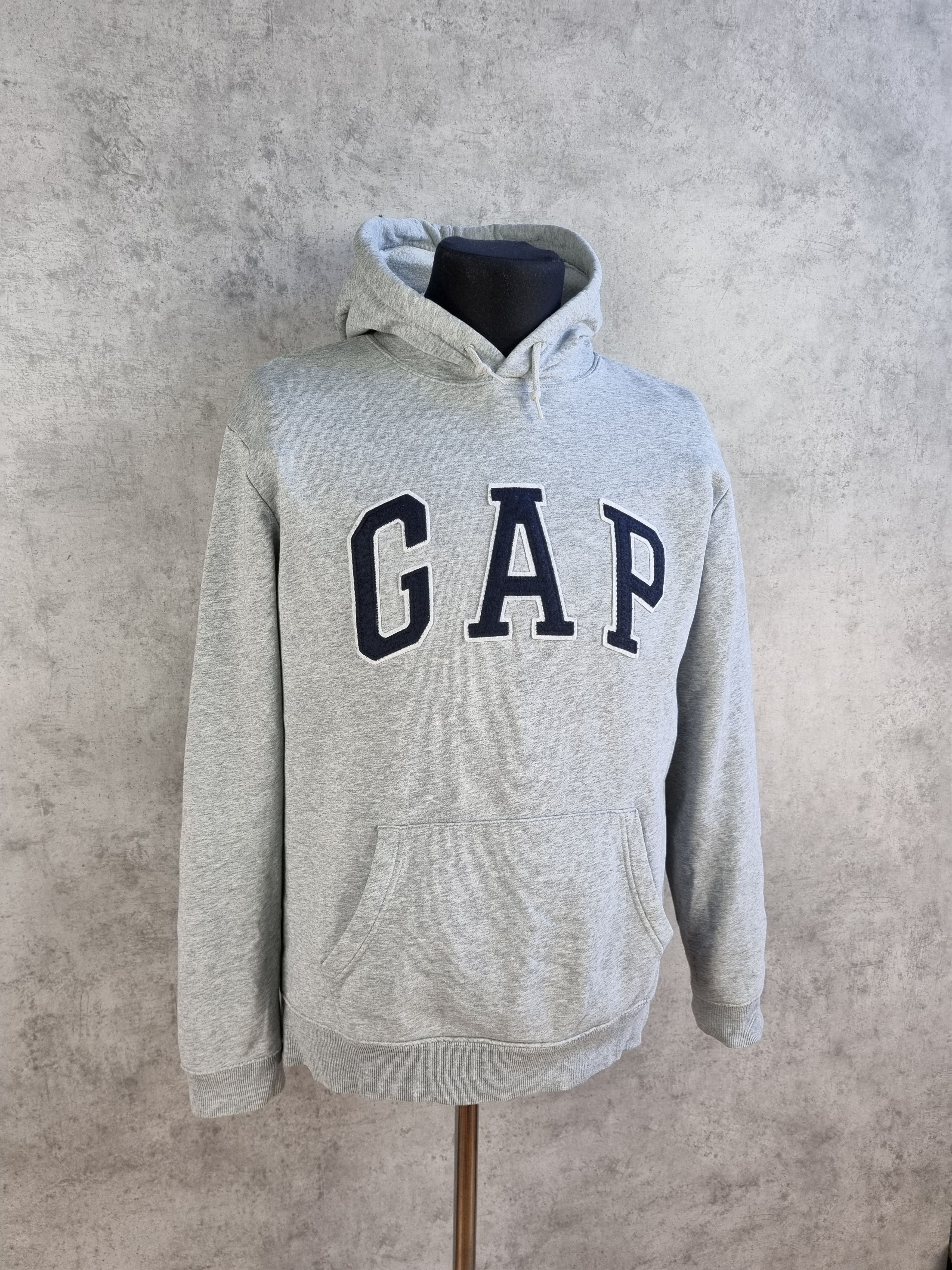 Gap × Vintage 90s GAP Spell Out Big Logo Hoodie Kanye Size US L / EU 52-54 / 3 - 3 Thumbnail