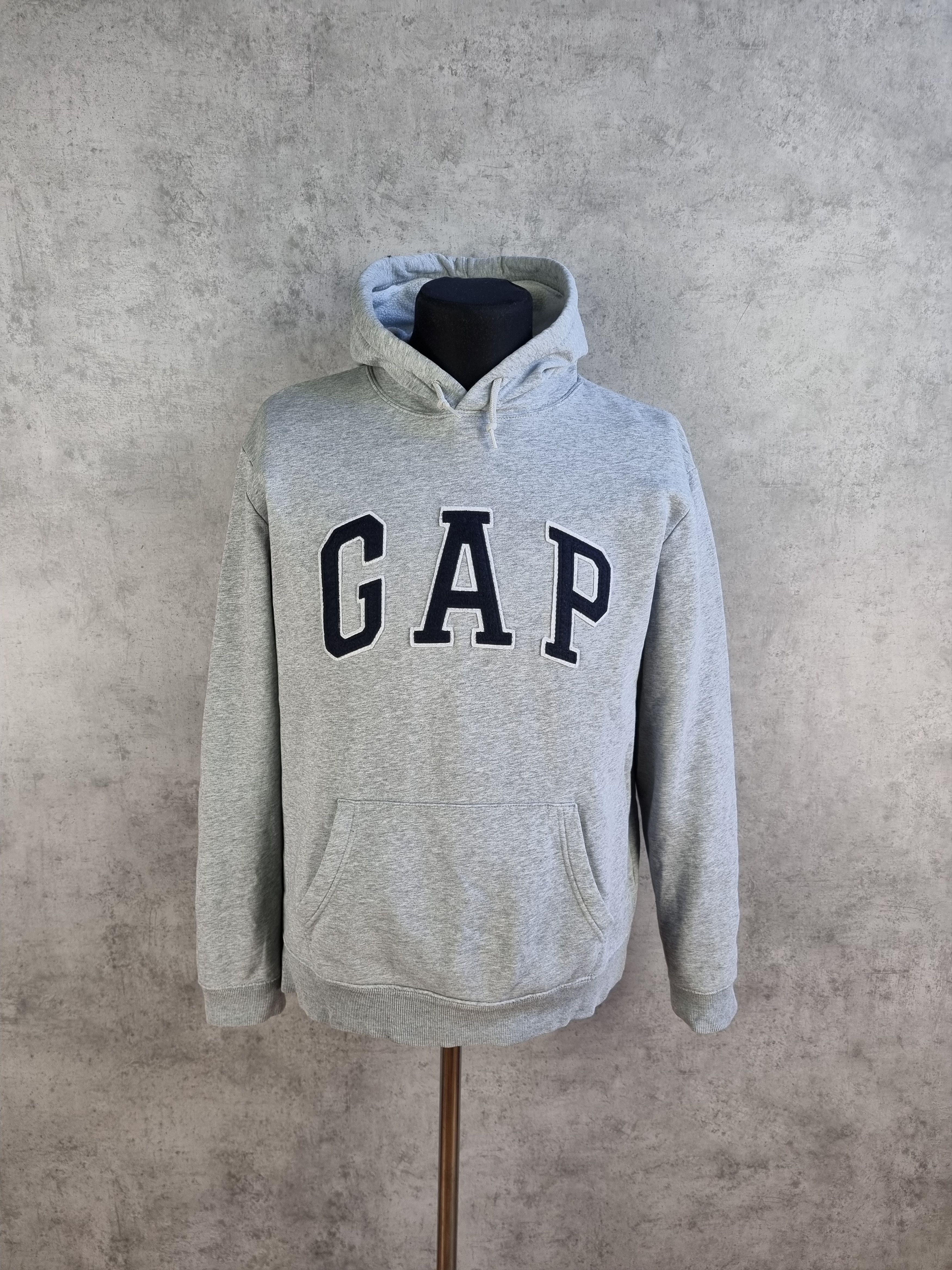 Gap × Vintage 90s GAP Spell Out Big Logo Hoodie Kanye Size US L / EU 52-54 / 3 - 14 Thumbnail