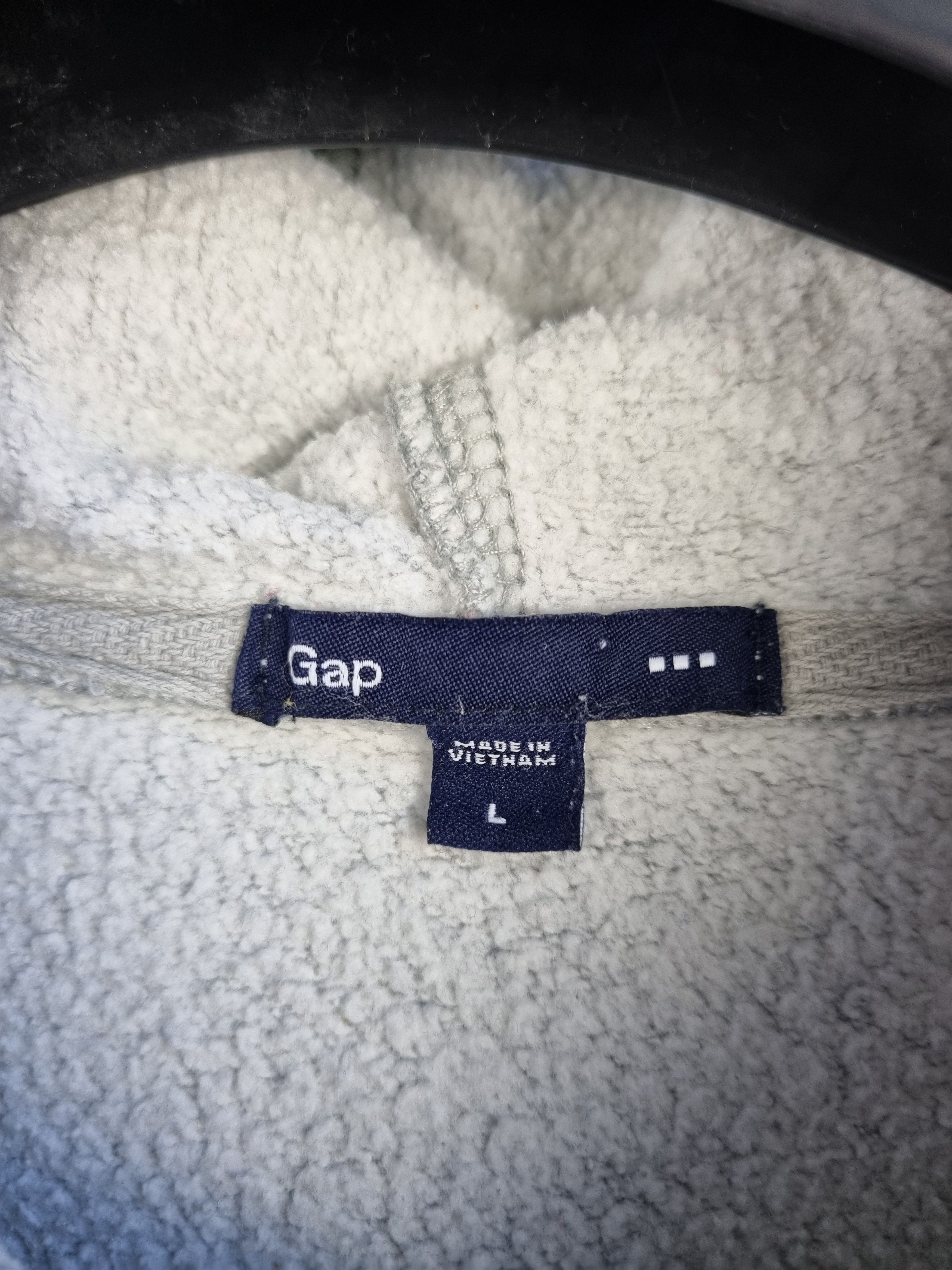 Gap × Vintage 90s GAP Spell Out Big Logo Hoodie Kanye Size US L / EU 52-54 / 3 - 8 Thumbnail