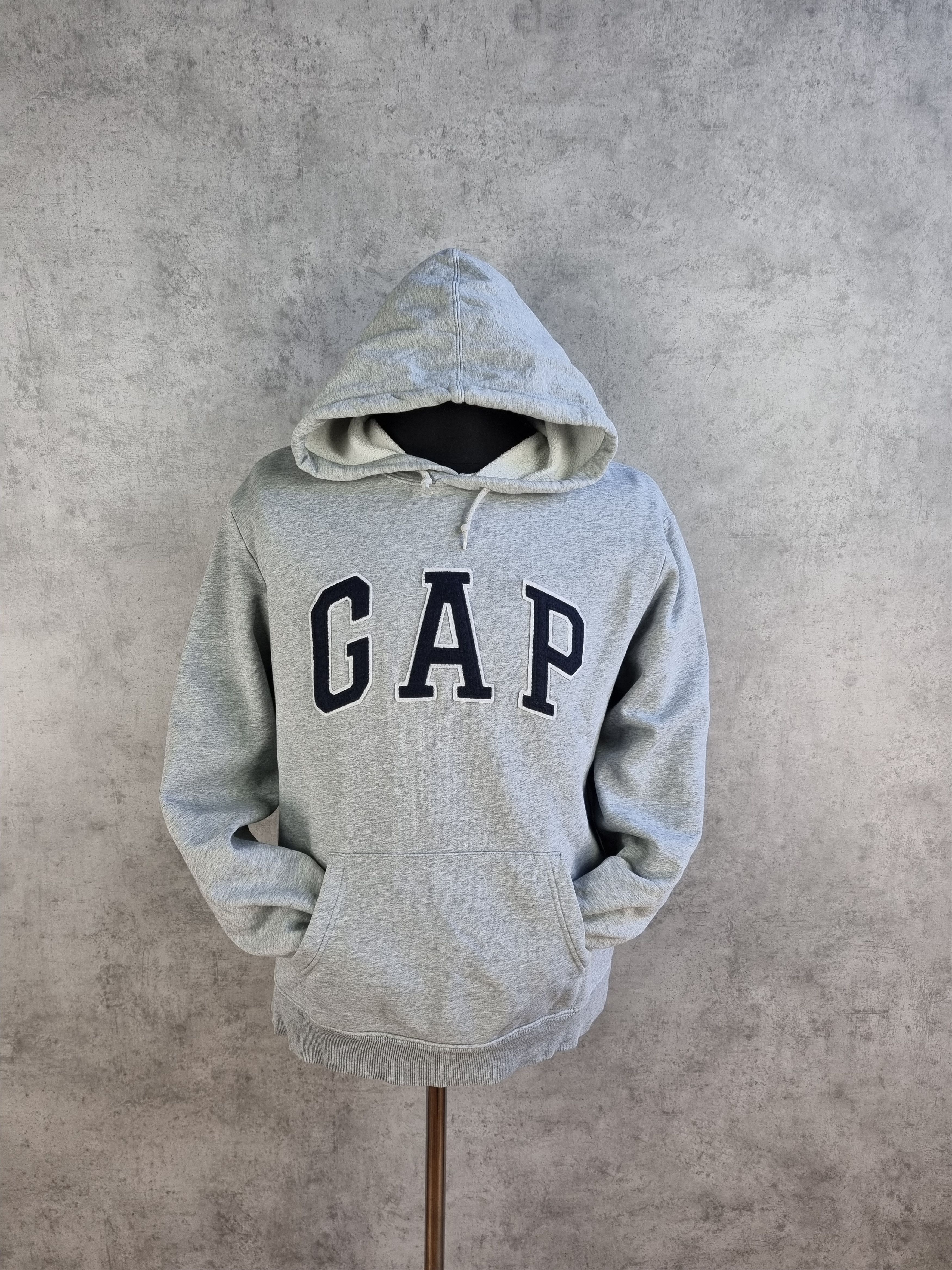 Gap × Vintage 90s GAP Spell Out Big Logo Hoodie Kanye Size US L / EU 52-54 / 3 - 1 Thumbnail