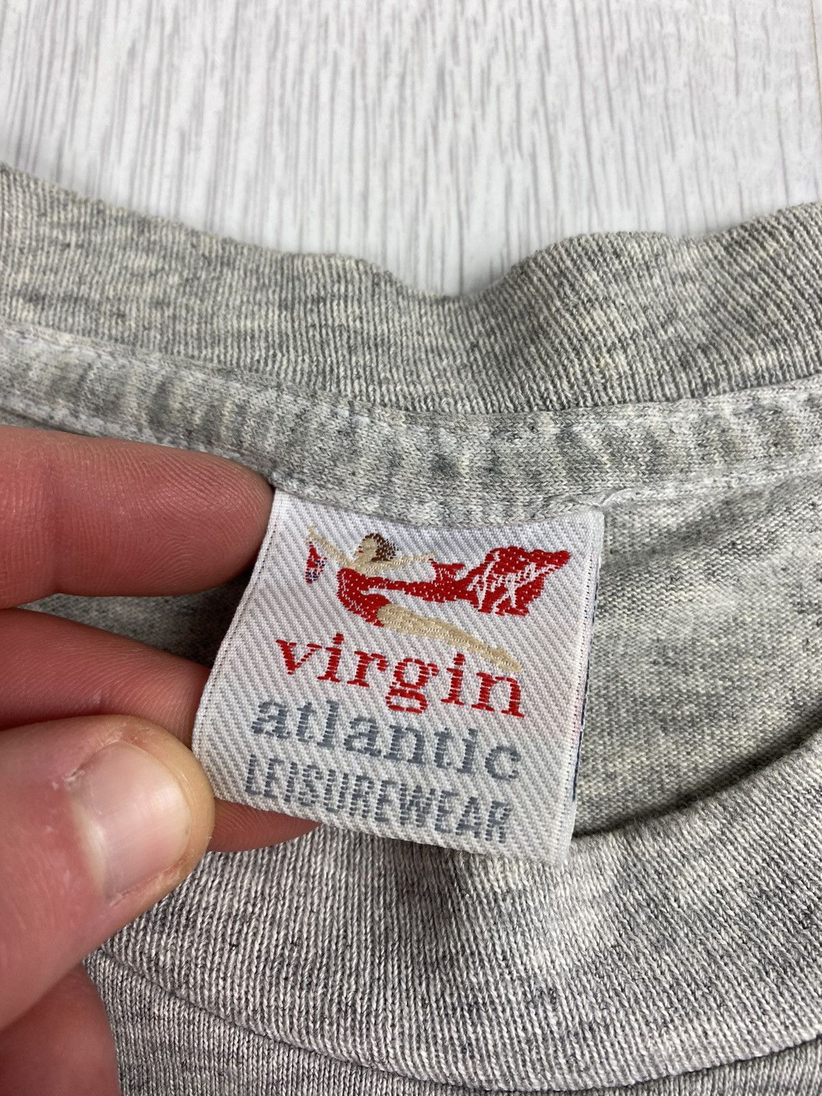 Band Tees Vintage 90s Fly Virgin Atlantic Princess Diana T Shirt Tee Size US XL / EU 56 / 4 - 9 Thumbnail