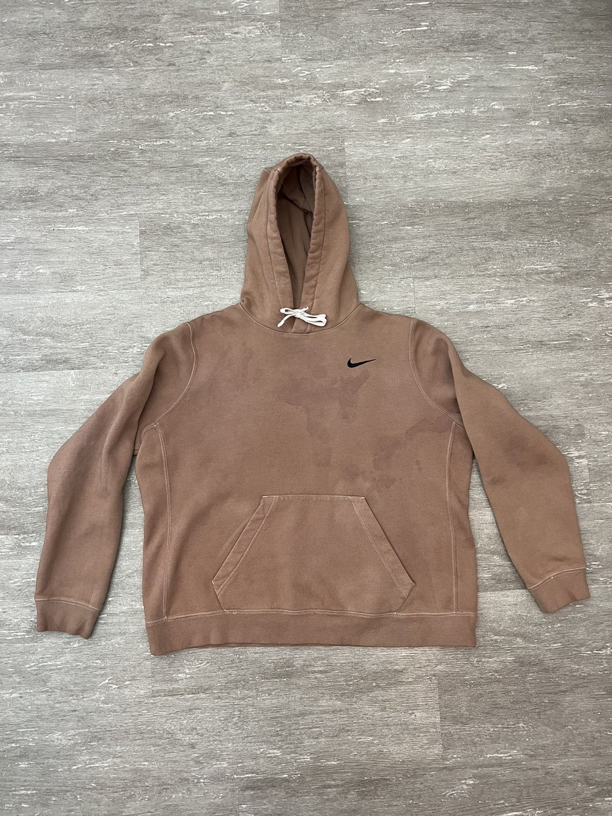 tawny brown nike hoodie