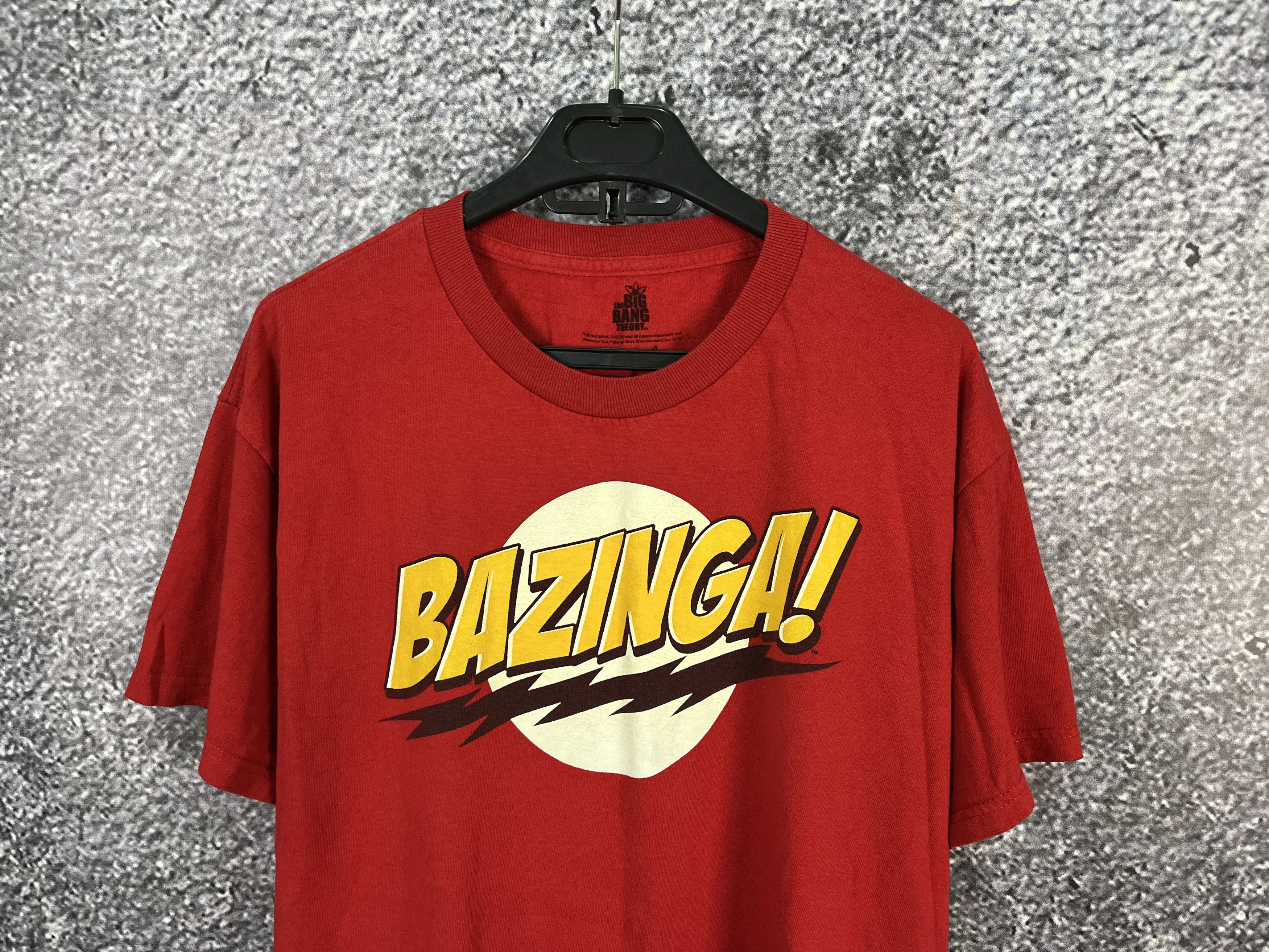 Vintage Men’s Bazinga T-Shirt Movie TV Series Big Logo Size L Size US L / EU 52-54 / 3 - 2 Thumbnail