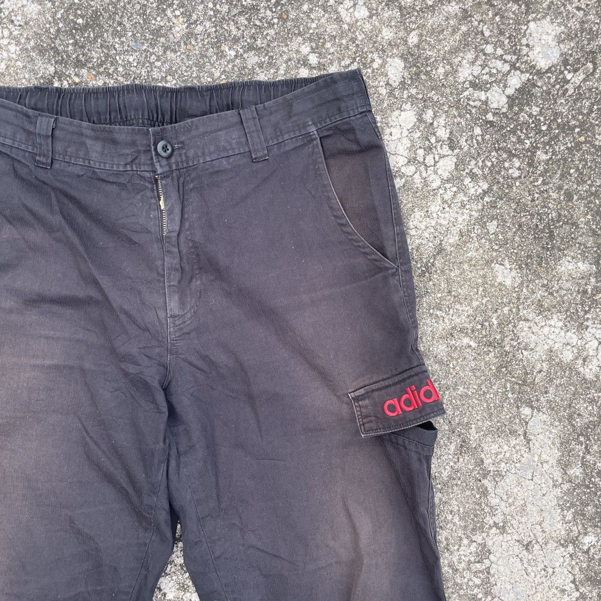Adidas Vintage Adidas Embroidery Logo 5 Pocket Pants Size US 33 - 2 Thumbnail