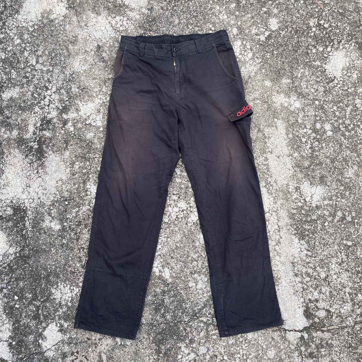 Adidas Vintage Adidas Embroidery Logo 5 Pocket Pants Size US 33 - 1 Thumbnail