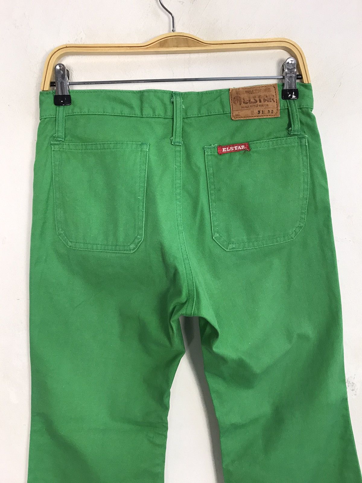 Japanese Brand × Vintage Vintage Elstar 70s 80s Design Bootcut Green Colour Style Size US 30 / EU 46 - 3 Thumbnail