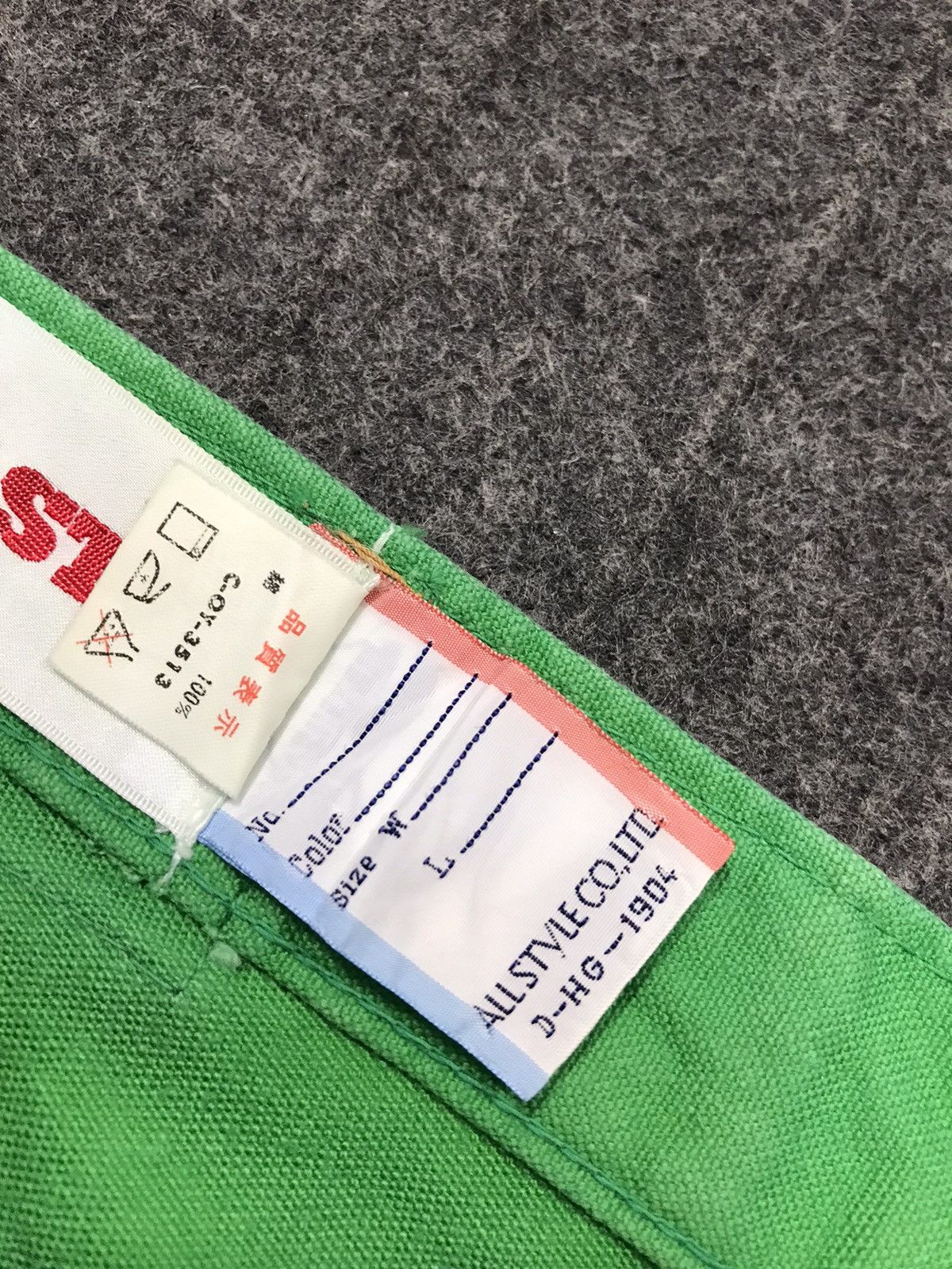 Japanese Brand × Vintage Vintage Elstar 70s 80s Design Bootcut Green Colour Style Size US 30 / EU 46 - 8 Thumbnail
