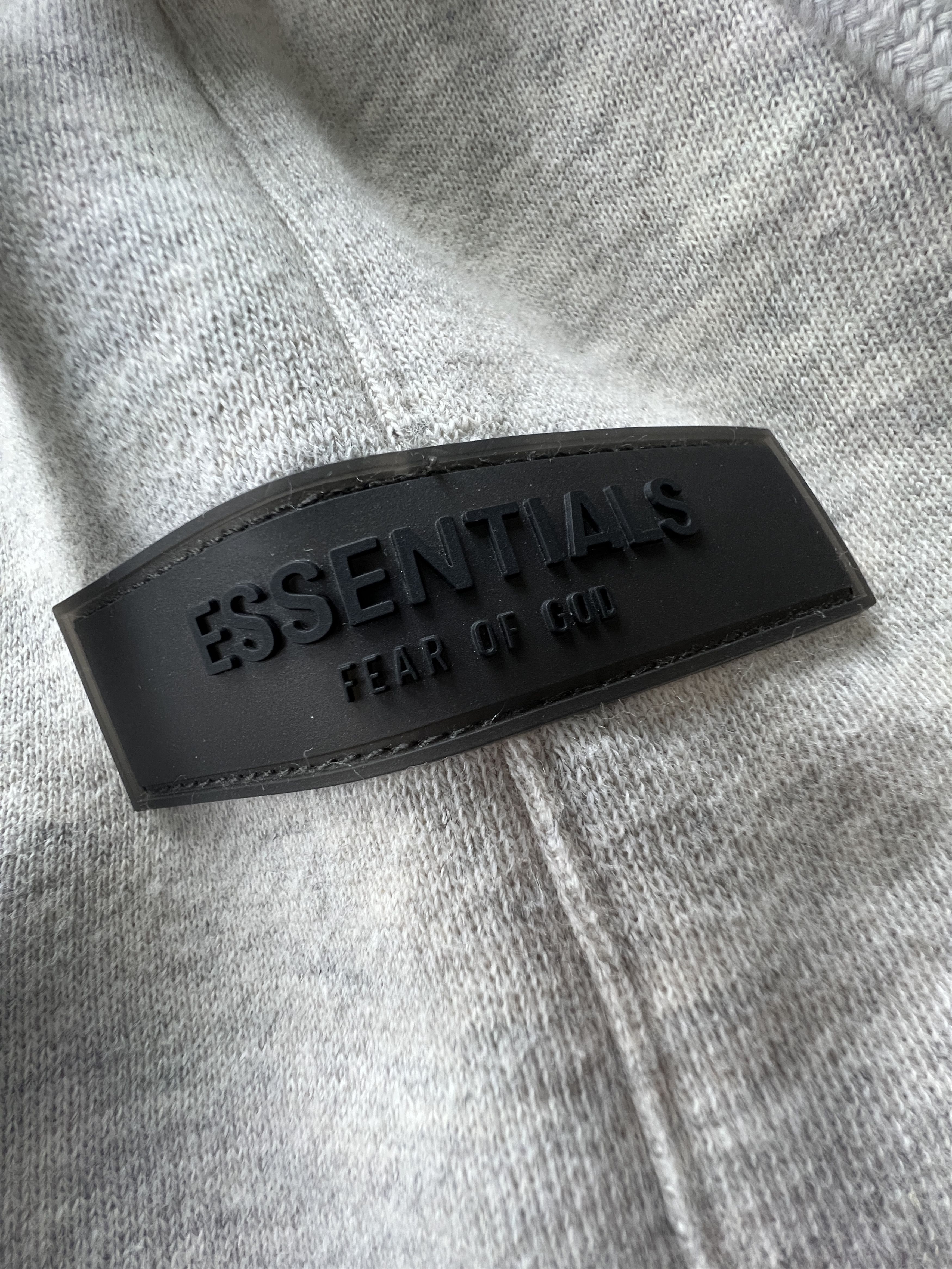 Essentials Straight-Leg Logo-Flocked Cotton Jersey Drawstring Shorts Size US 34 / EU 50 - 9 Thumbnail