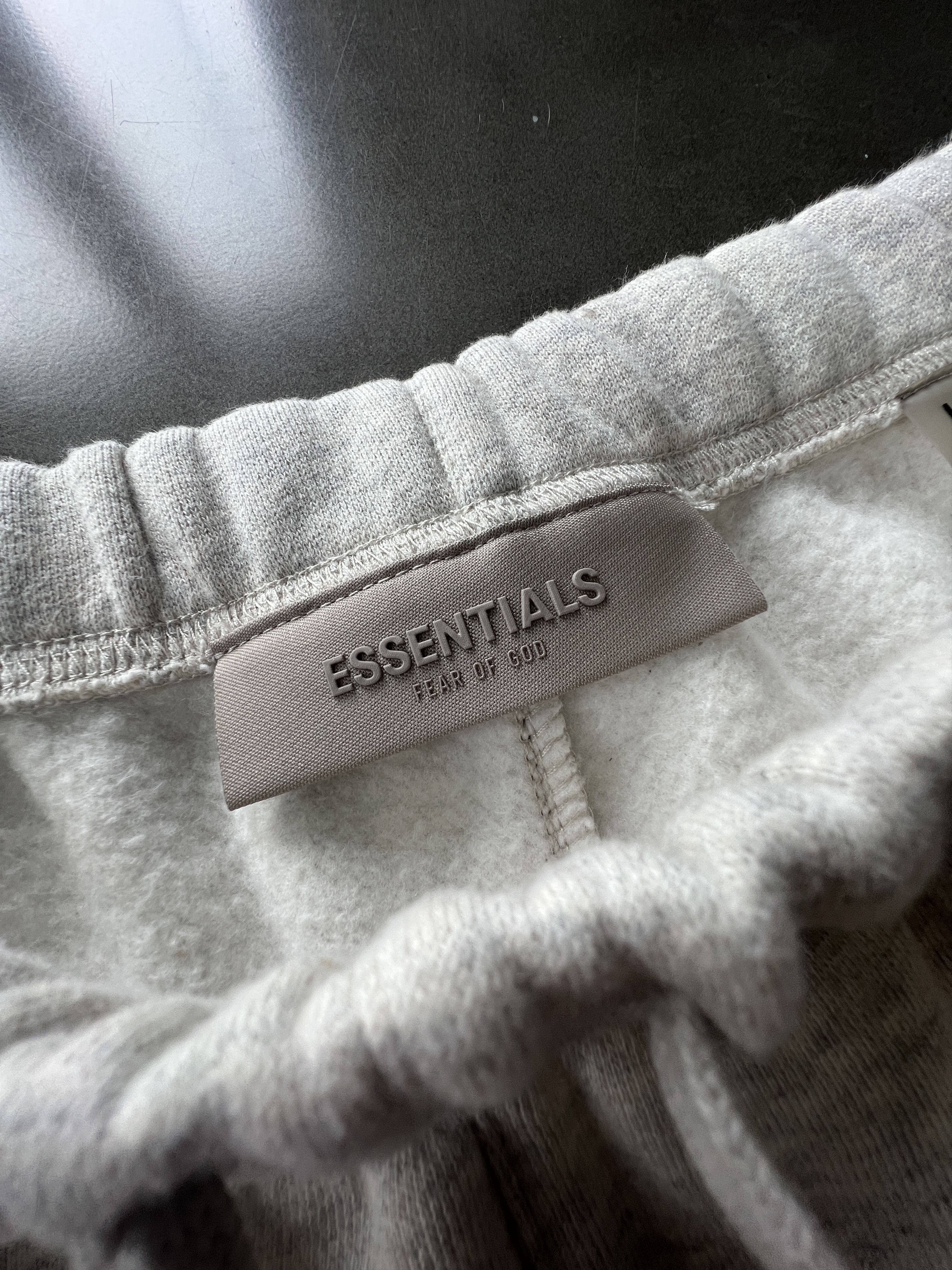 Essentials Straight-Leg Logo-Flocked Cotton Jersey Drawstring Shorts Size US 34 / EU 50 - 7 Thumbnail