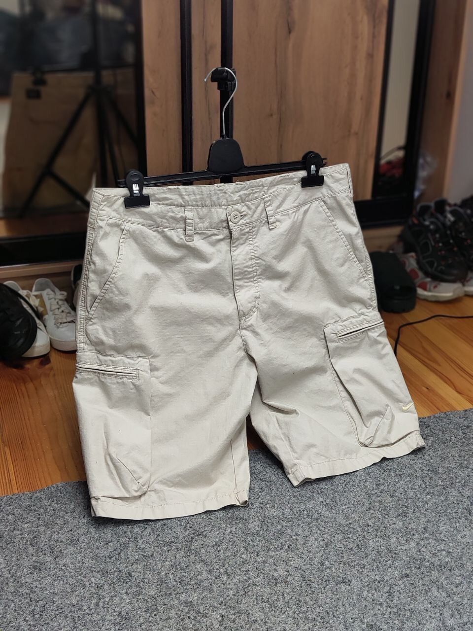 Nike Vintage Nike Cargo Casual Shorts Streetwear Travis Scott Size US 32 / EU 48 - 16 Thumbnail