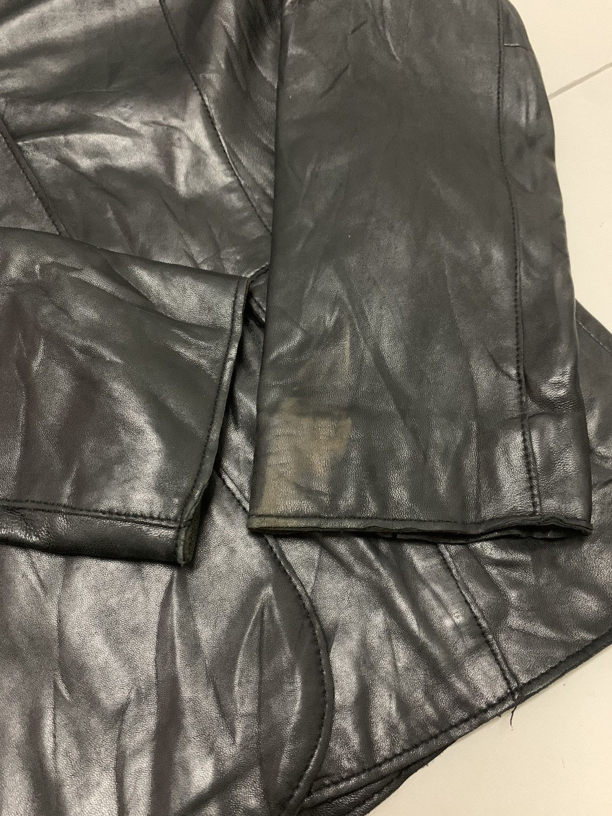 Japanese Brand × Vintage Leather Jacket (lamb) Size S / US 4 / IT 40 - 8 Thumbnail