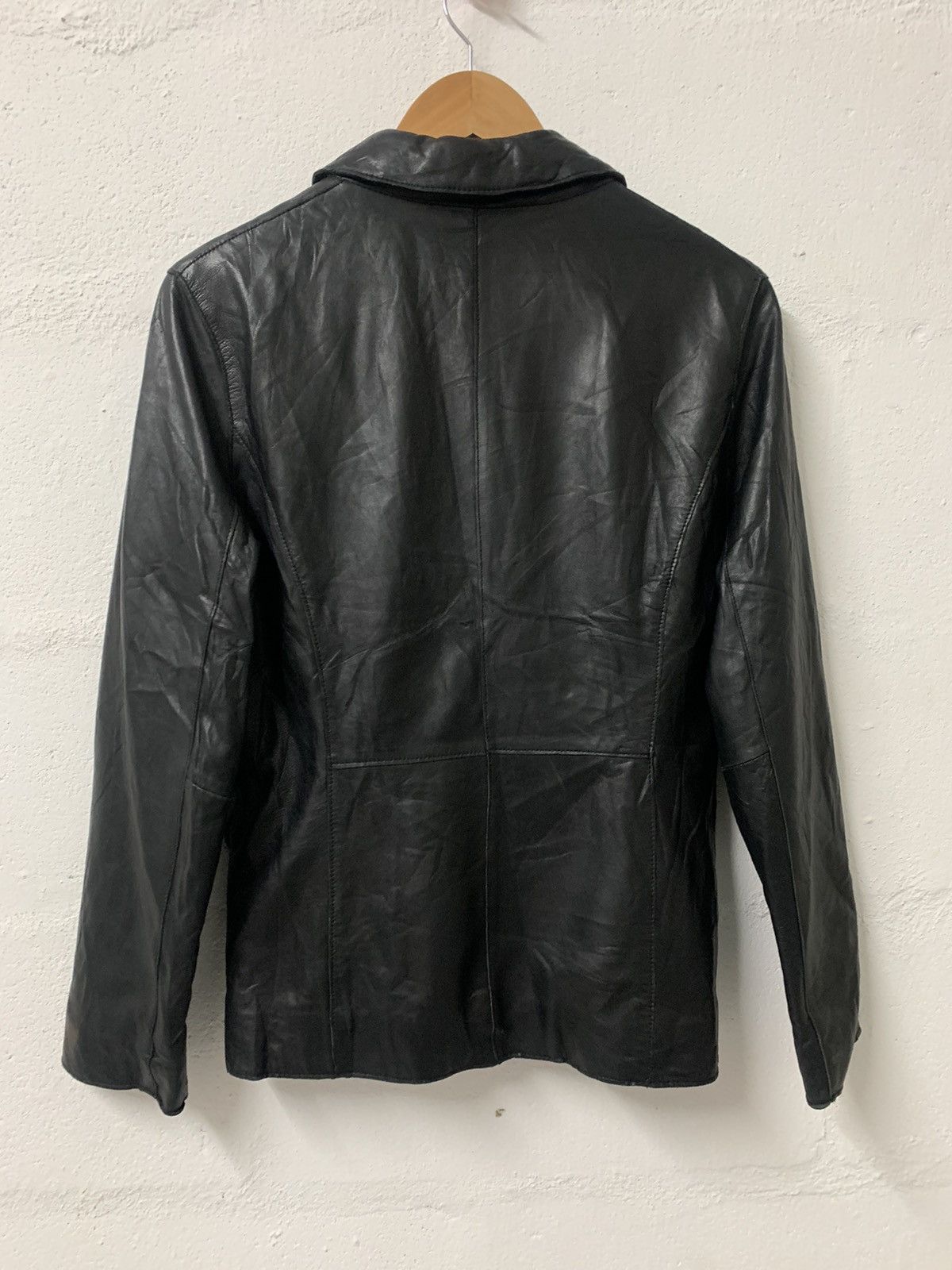 Japanese Brand × Vintage Leather Jacket (lamb) Size S / US 4 / IT 40 - 4 Thumbnail