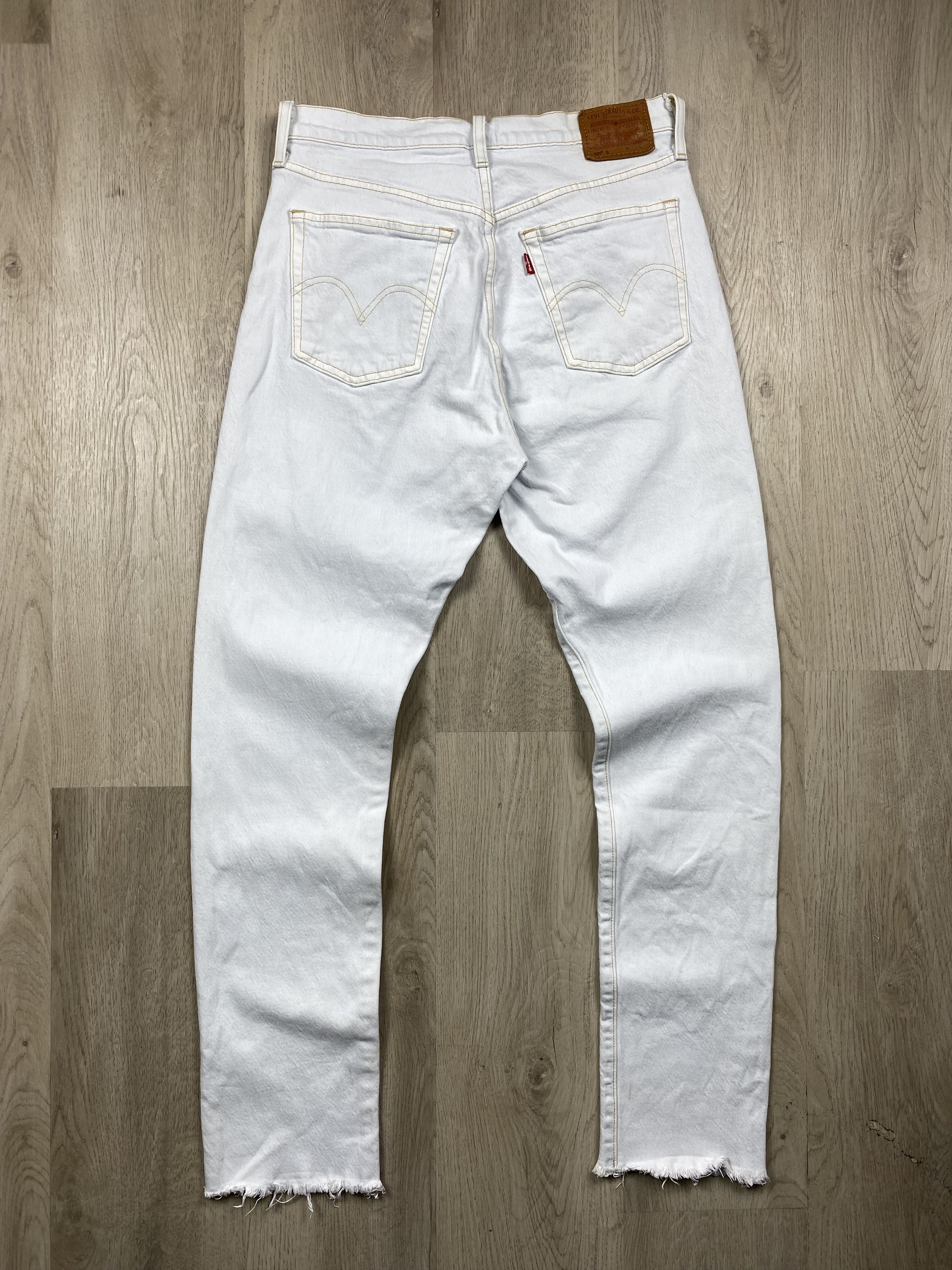 Levi's Levis 501 Pale Blue Denim Pants Jeans Slim Fit Size US 30 / EU 46 - 1 Thumbnail