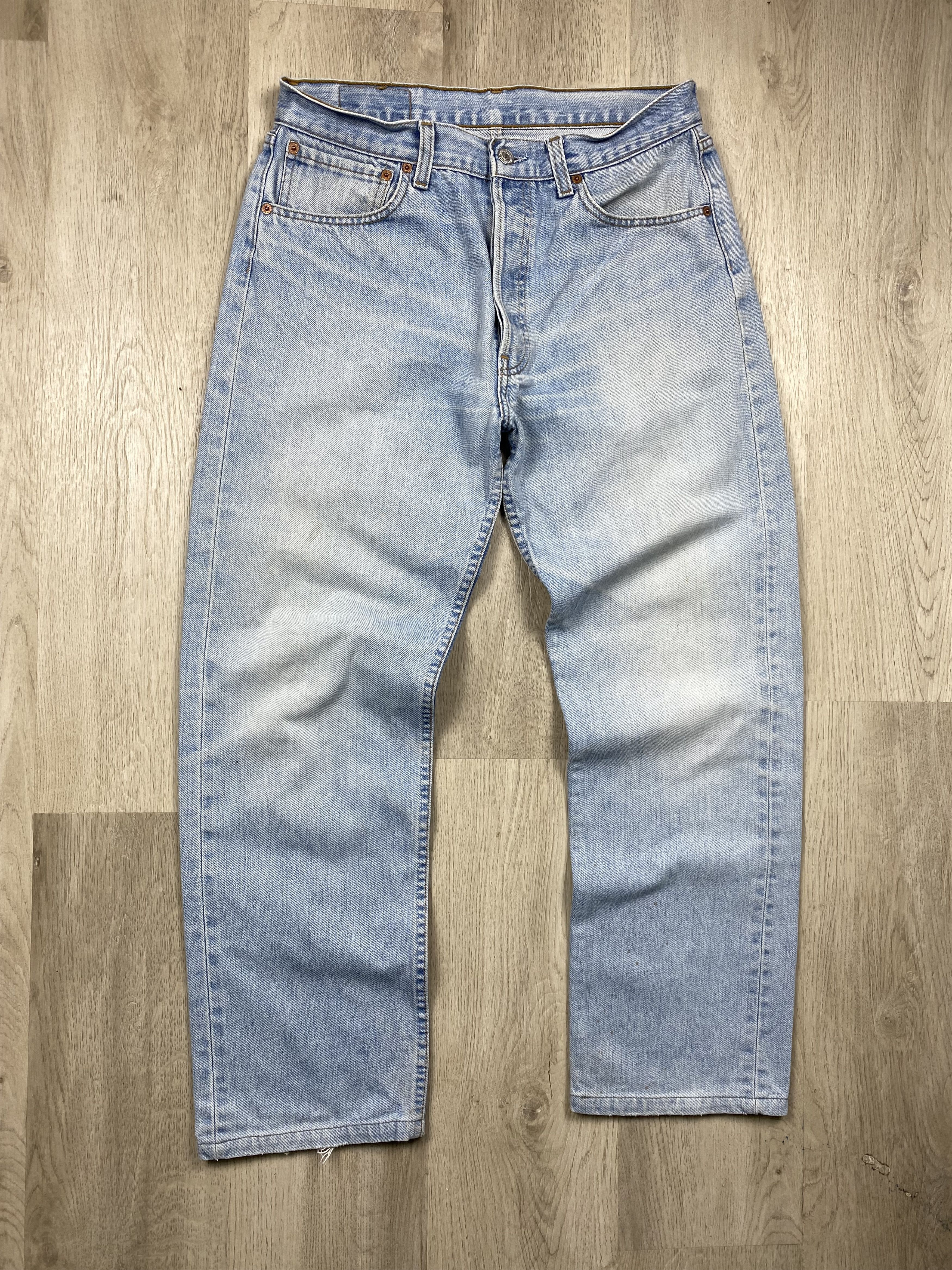 Levi's Levi's 501 90s Vintage Blue Denim Pants Jeans Size US 33 - 4 Thumbnail