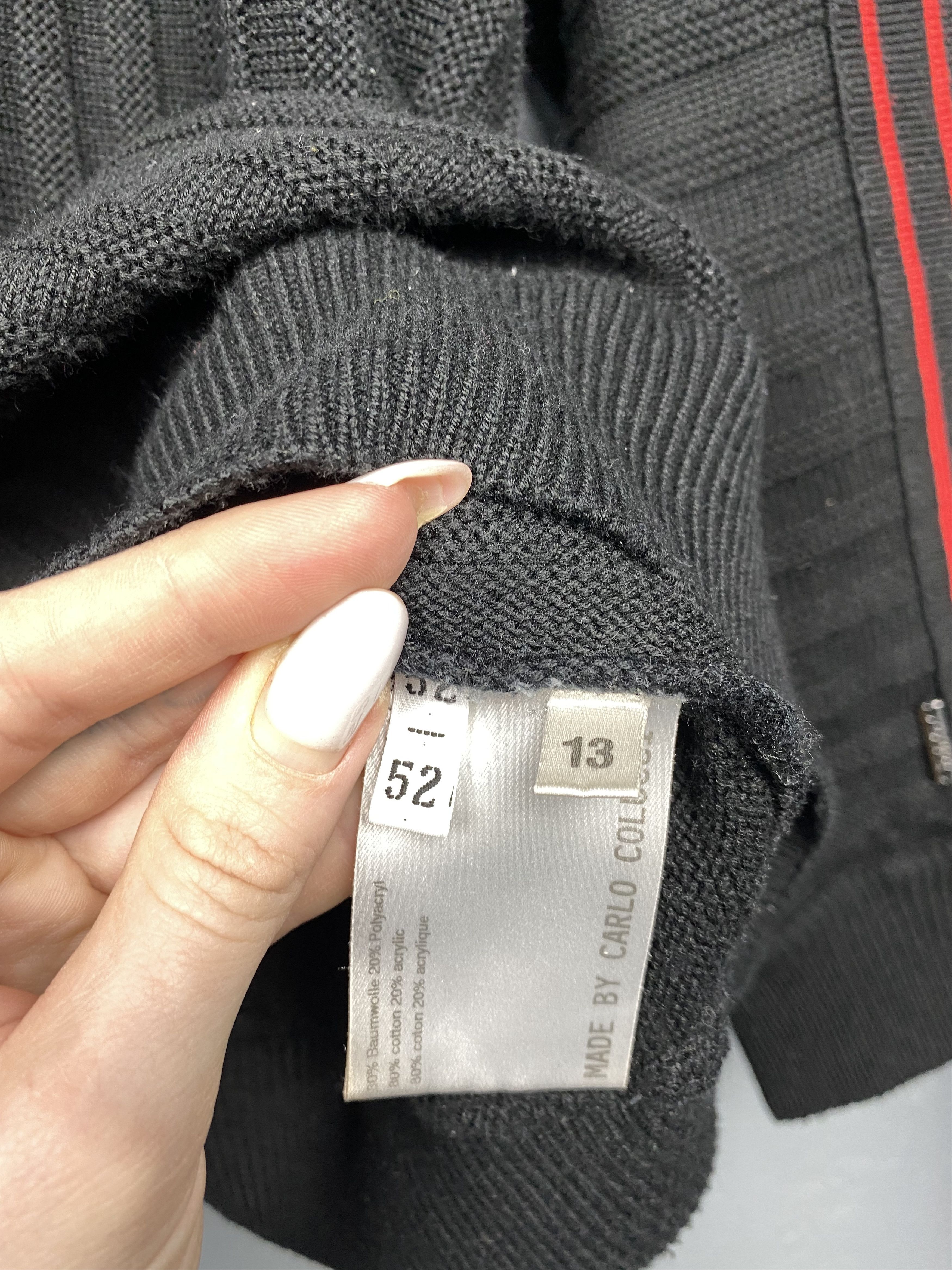 Carlo Colucci × Vintage Carlo Colucci Vintage Mens Cotton Knit Sweater Size US L / EU 52-54 / 3 - 5 Thumbnail
