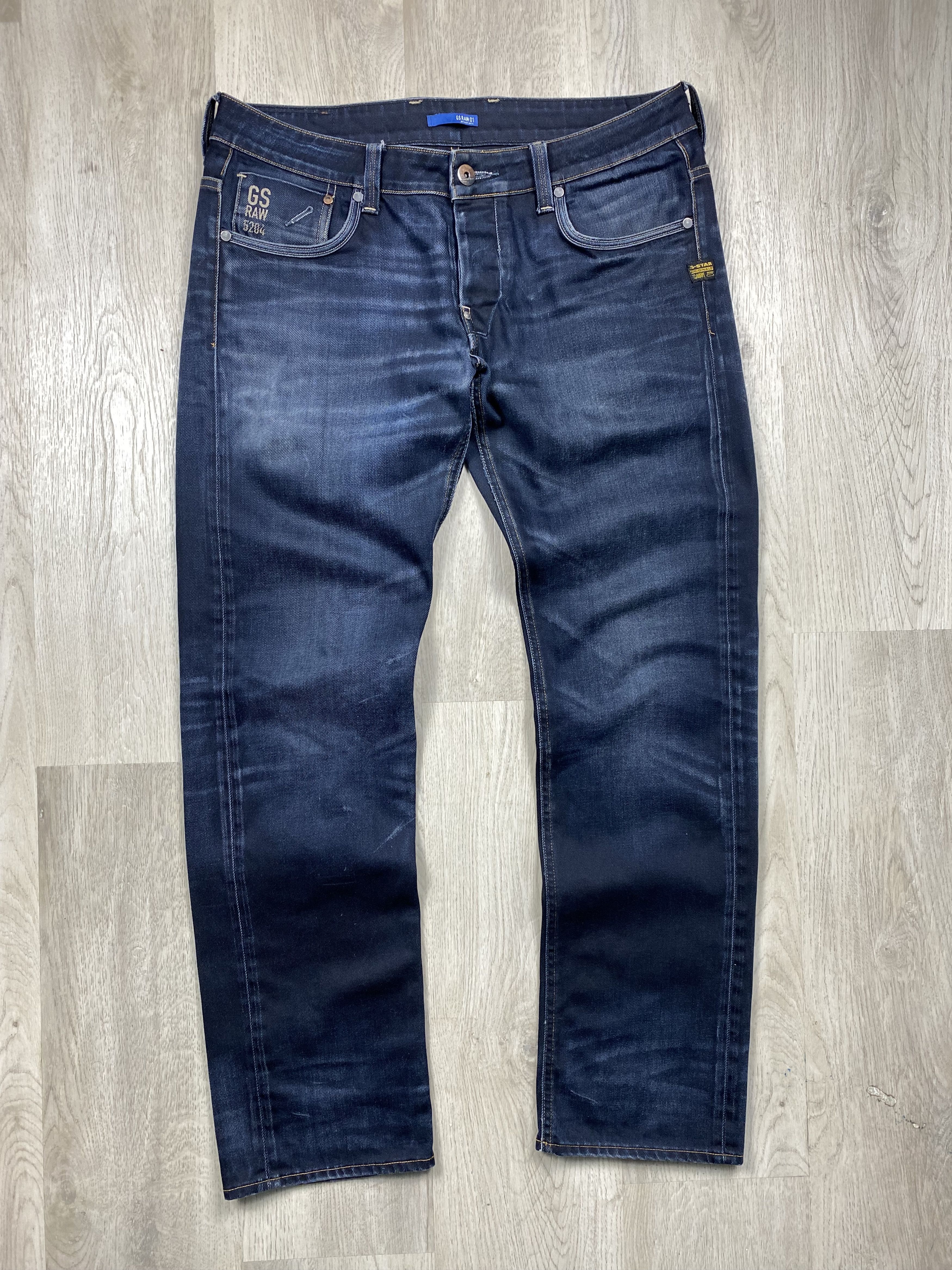 G-Star G Star Raw Vintage Faded Mens Denim Pants Jeans Size US 34 / EU 50 - 5 Thumbnail