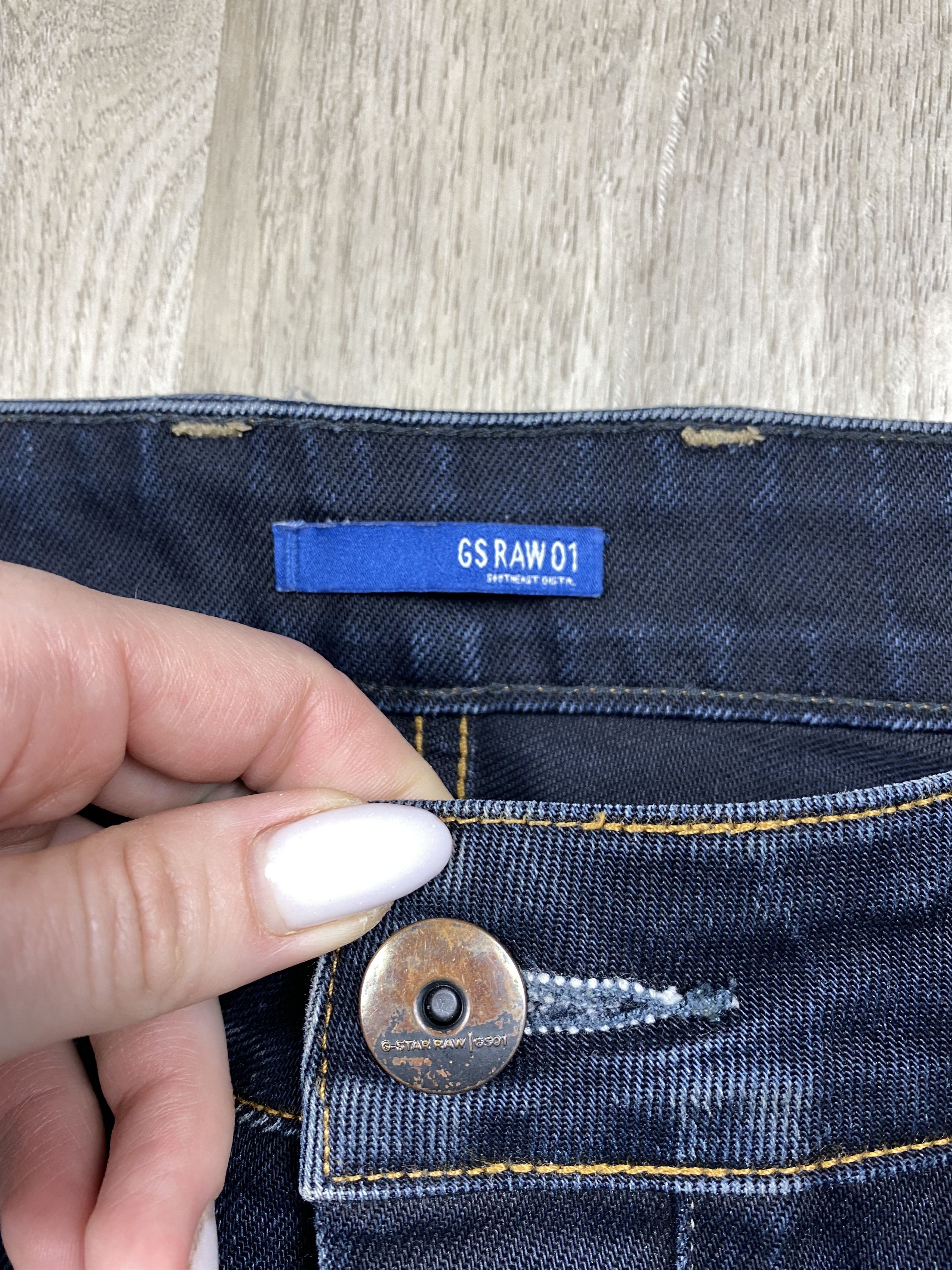 G-Star G Star Raw Vintage Faded Mens Denim Pants Jeans Size US 34 / EU 50 - 8 Thumbnail