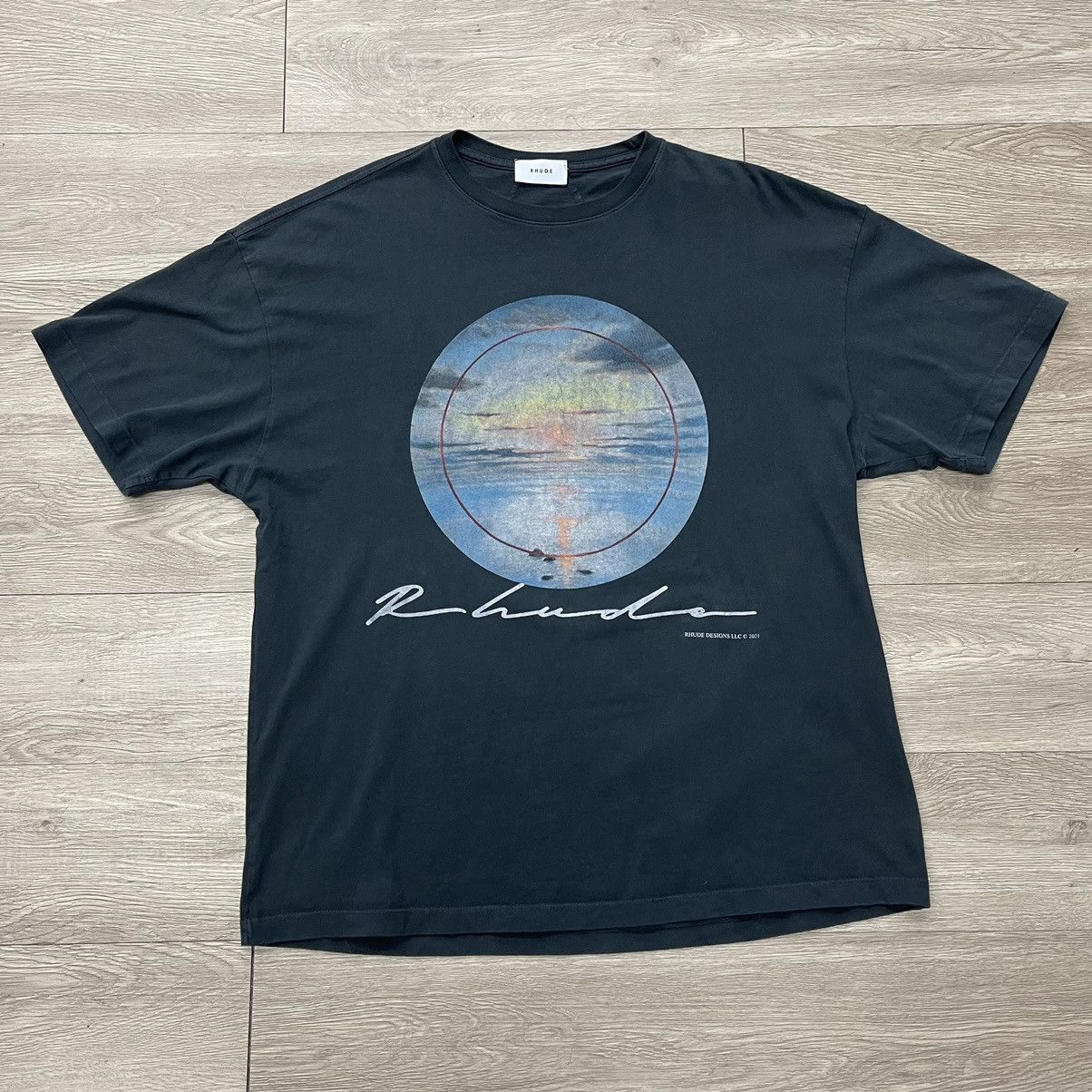 Rhude Rhude Sunset Tee Size Large (Fits like XL) Size US L / EU 52-54 / 3 - 1 Thumbnail
