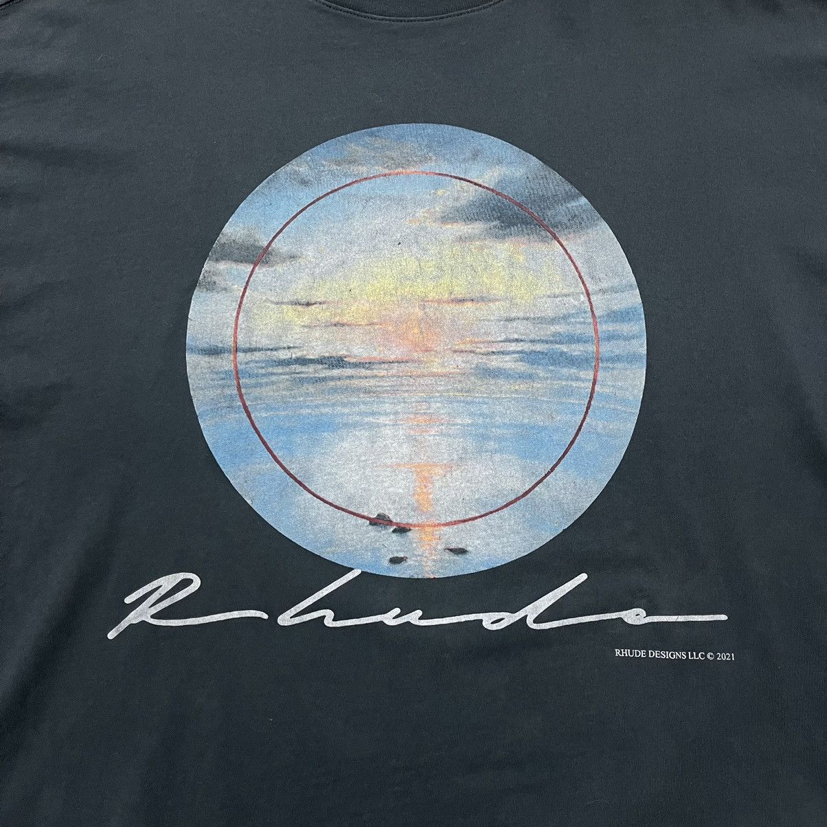 Rhude Rhude Sunset Tee Size Large (Fits like XL) Size US L / EU 52-54 / 3 - 2 Thumbnail