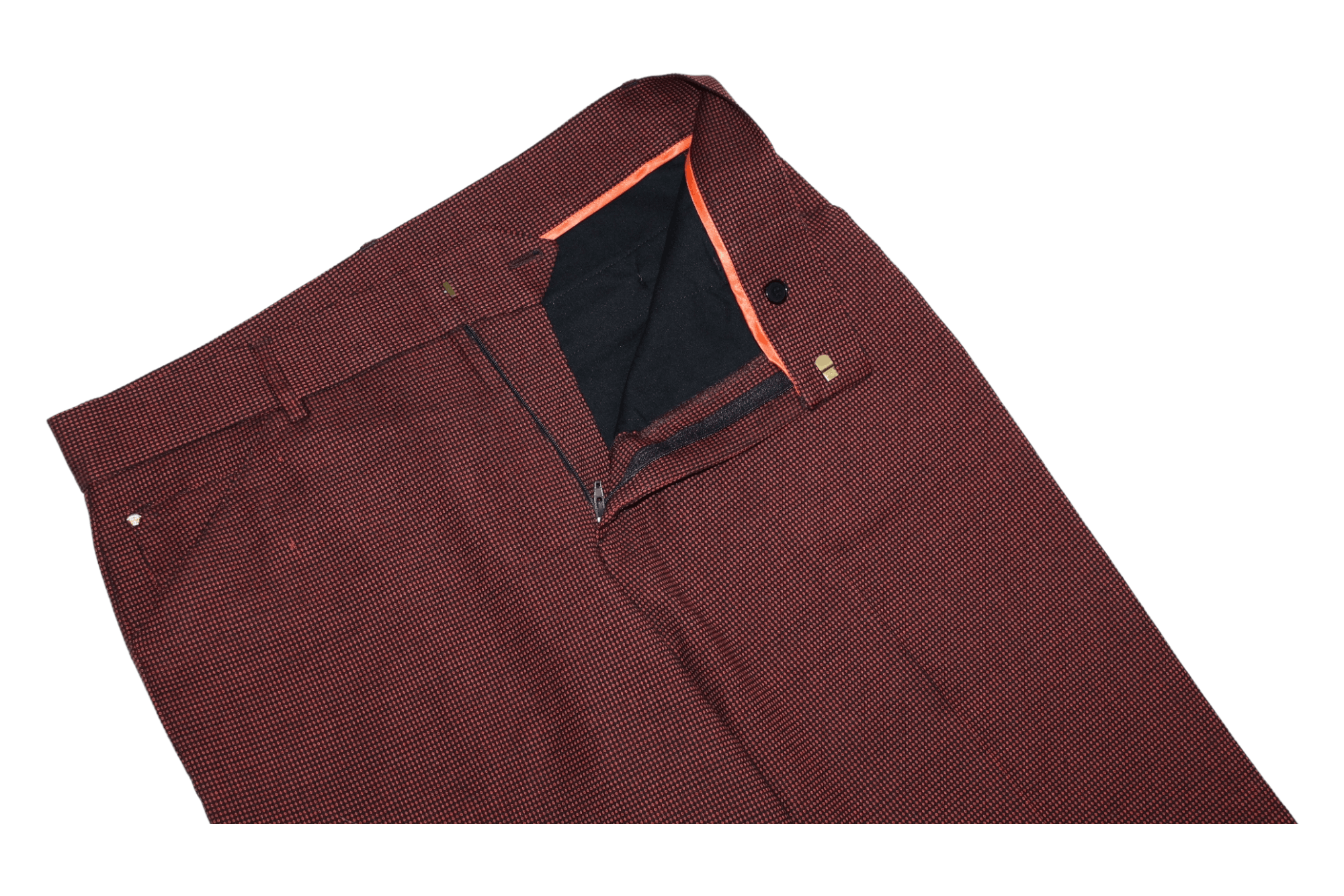 Versace Jeans Couture Versace Jeans Couture polka dot textured wool blend trousers Size US 36 / EU 52 - 3 Thumbnail