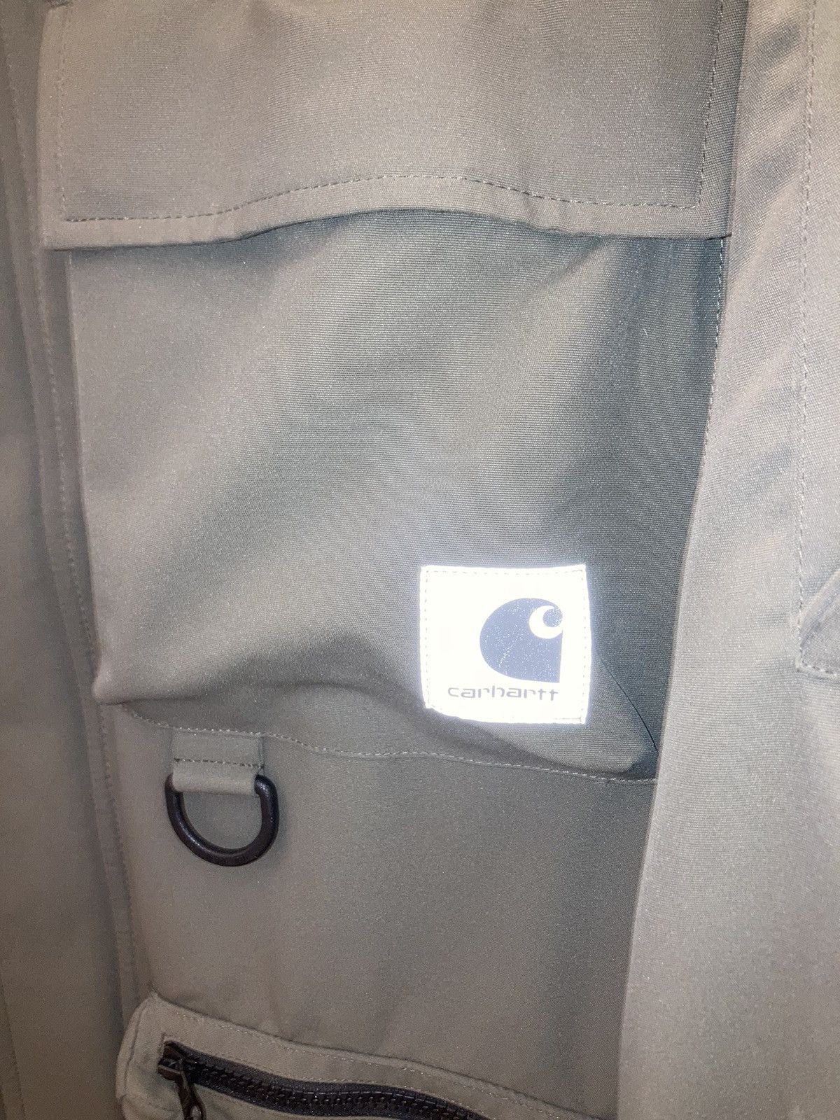 Carhartt Wip Elmwood Jacket (Khaki/ Sz. L) Size US L / EU 52-54 / 3 - 3 Thumbnail