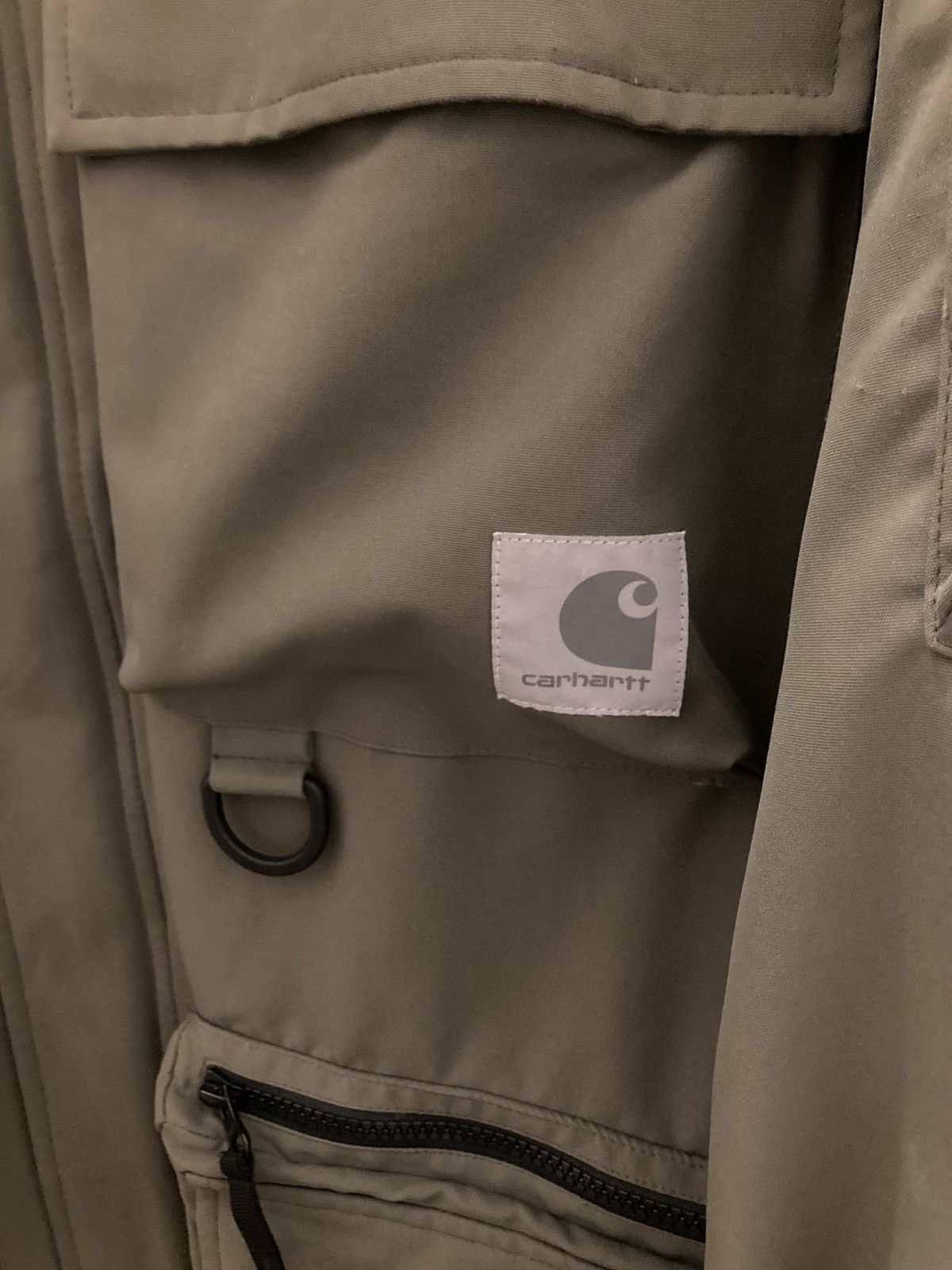 Carhartt Wip Elmwood Jacket (Khaki/ Sz. L) Size US L / EU 52-54 / 3 - 2 Thumbnail