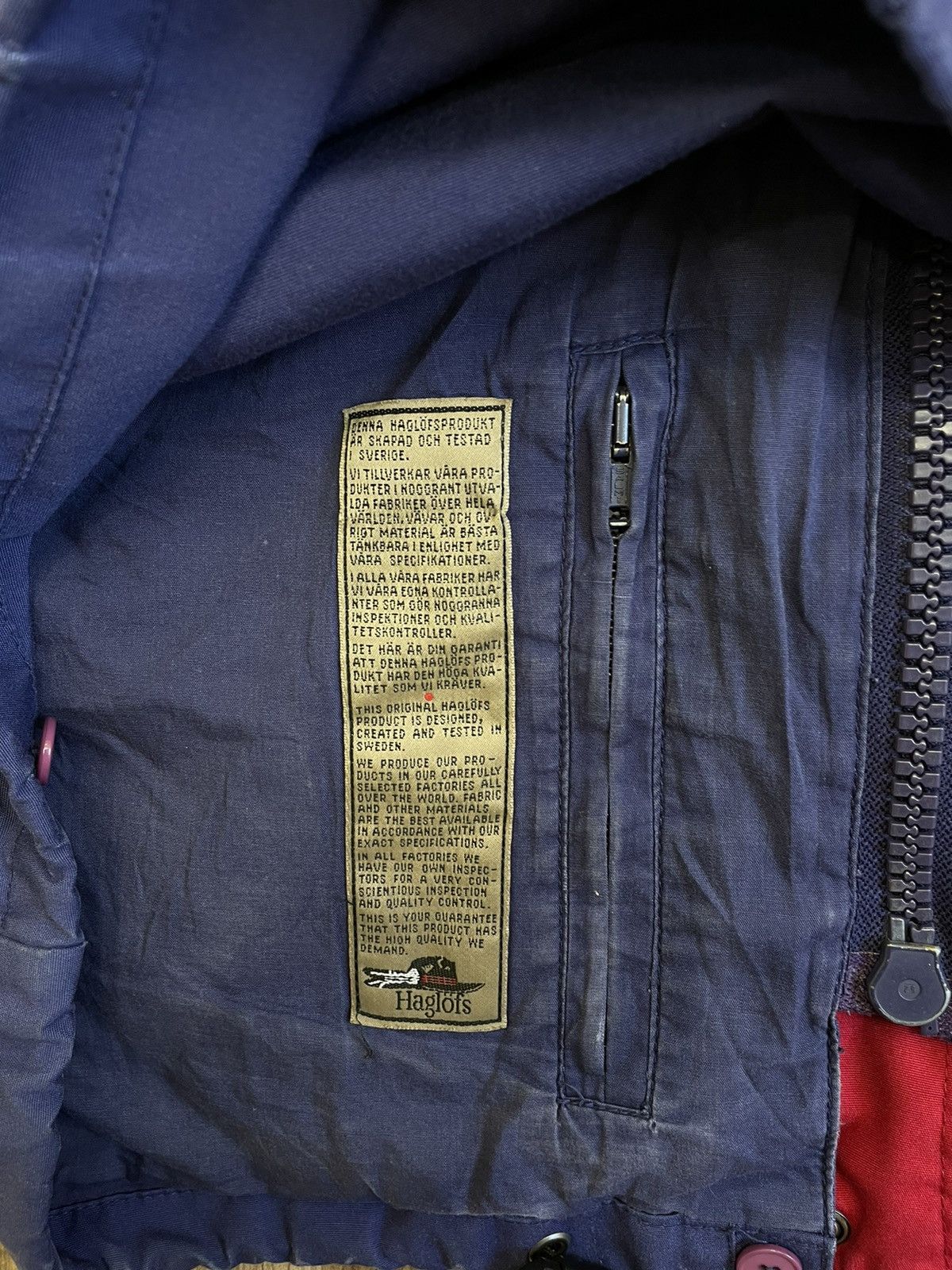 Vintage Vintage HAGLOFS Mountain Jacket Parka violet Size US S / EU 44-46 / 1 - 18 Thumbnail