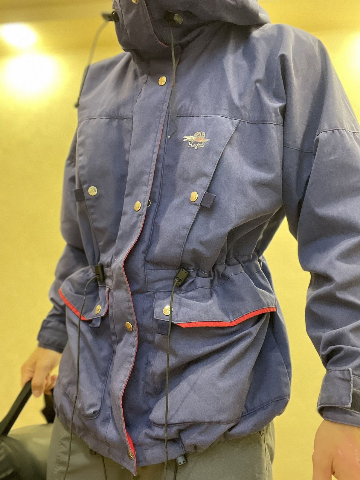 Vintage Vintage HAGLOFS Mountain Jacket Parka violet Size US S / EU 44-46 / 1 - 2 Thumbnail