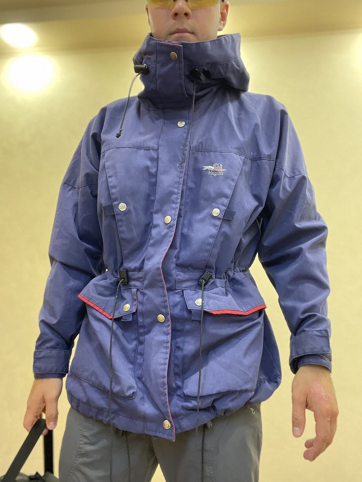 Vintage Vintage HAGLOFS Mountain Jacket Parka violet Size US S / EU 44-46 / 1 - 5 Thumbnail
