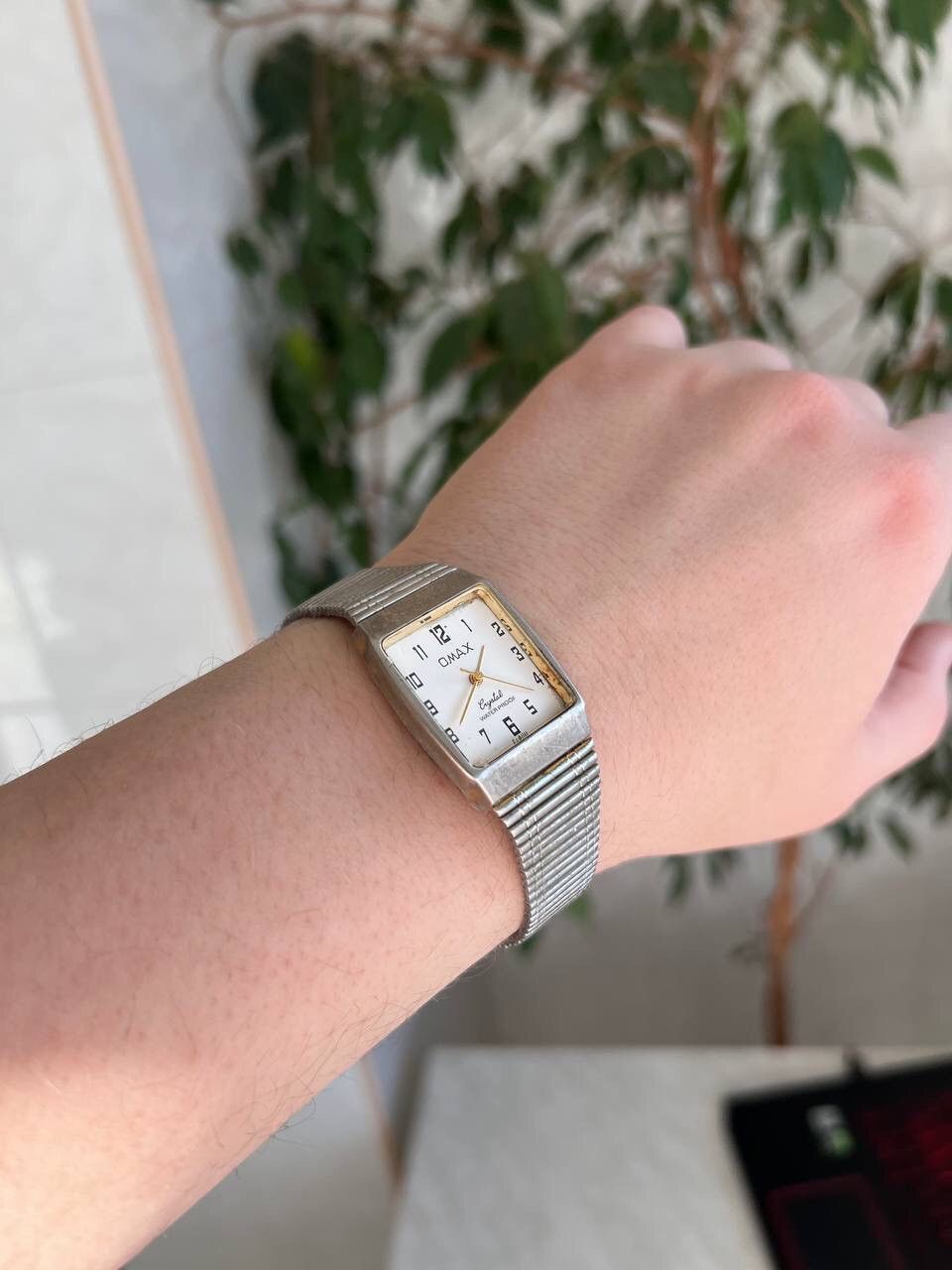 Japanese Brand Vintage Japanese style 80s Omax Watch Futuristic Bracelet Size ONE SIZE - 2 Thumbnail