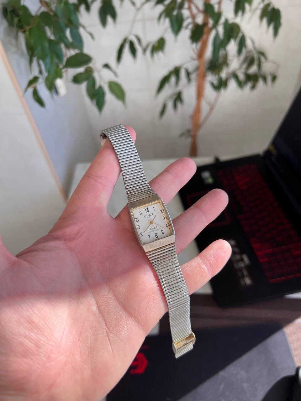 Japanese Brand Vintage Japanese style 80s Omax Watch Futuristic Bracelet Size ONE SIZE - 7 Thumbnail